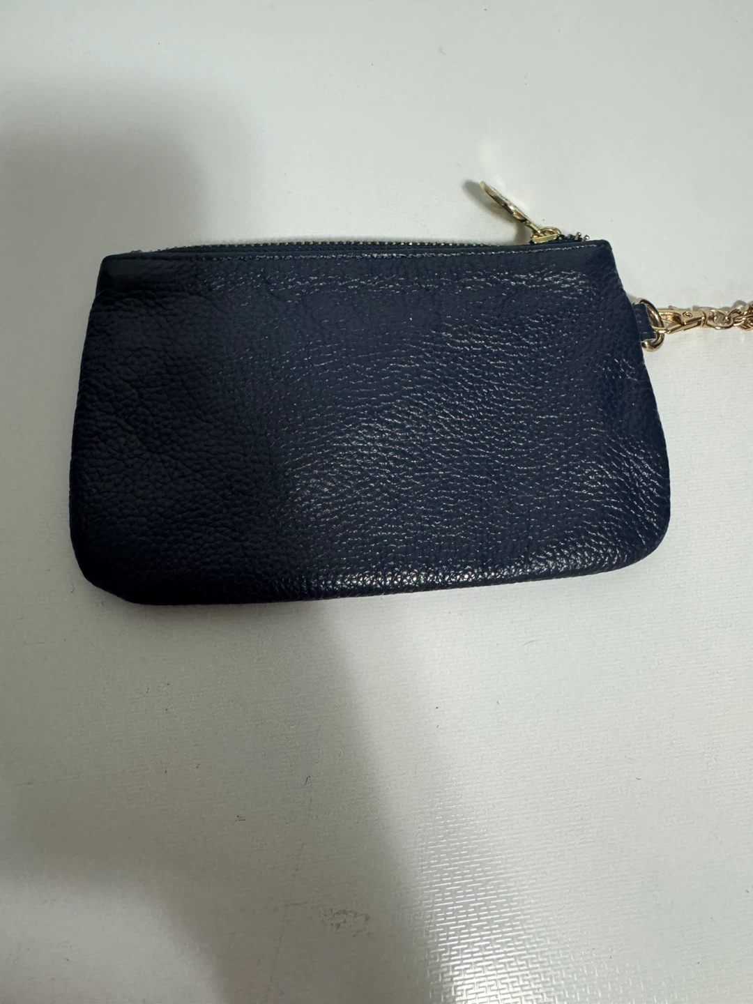 Tory Burch Navy Blue Leather Pouch - photo 4