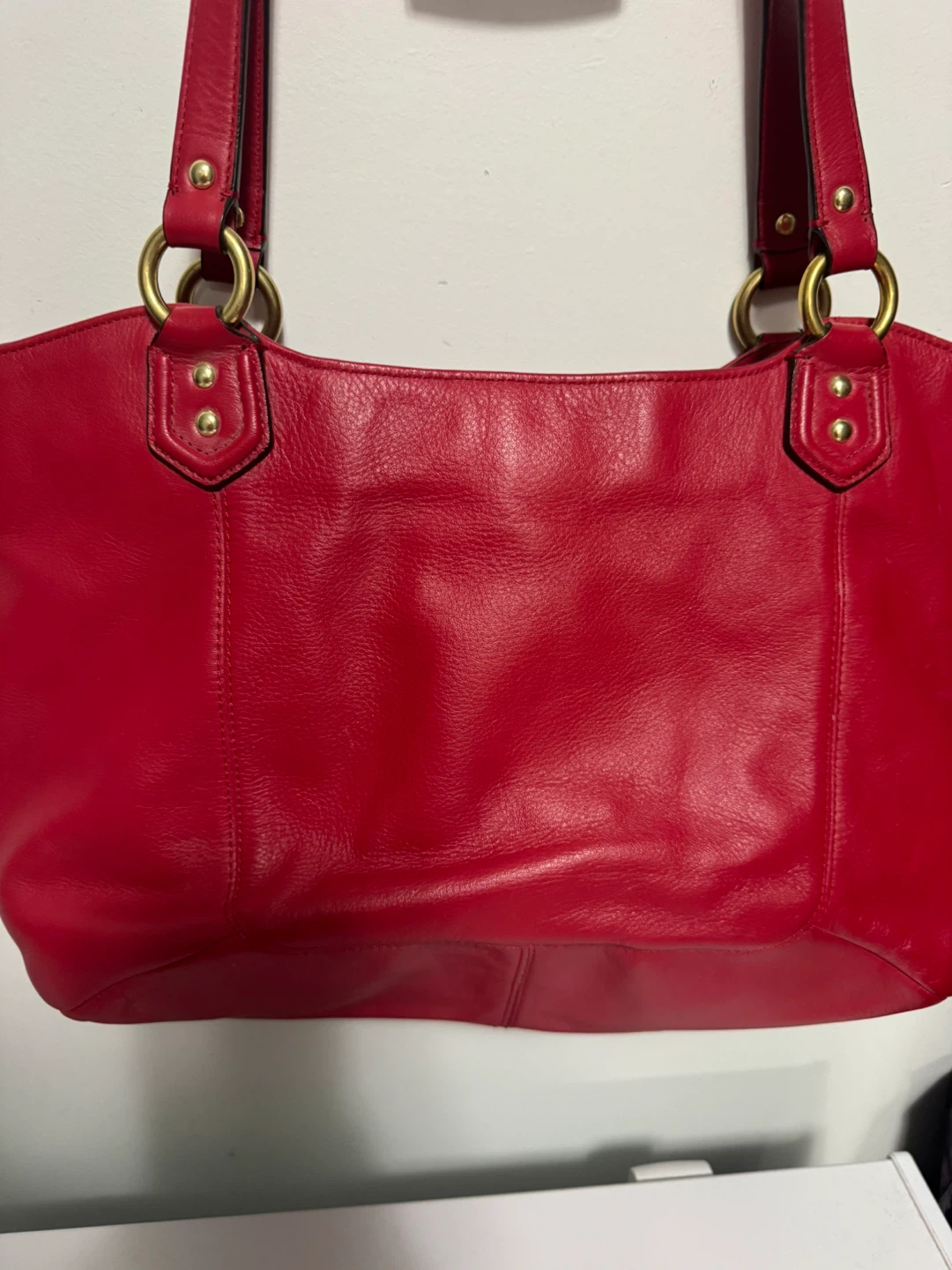 Coach Campbell red Leather Tote Bag - photo 4