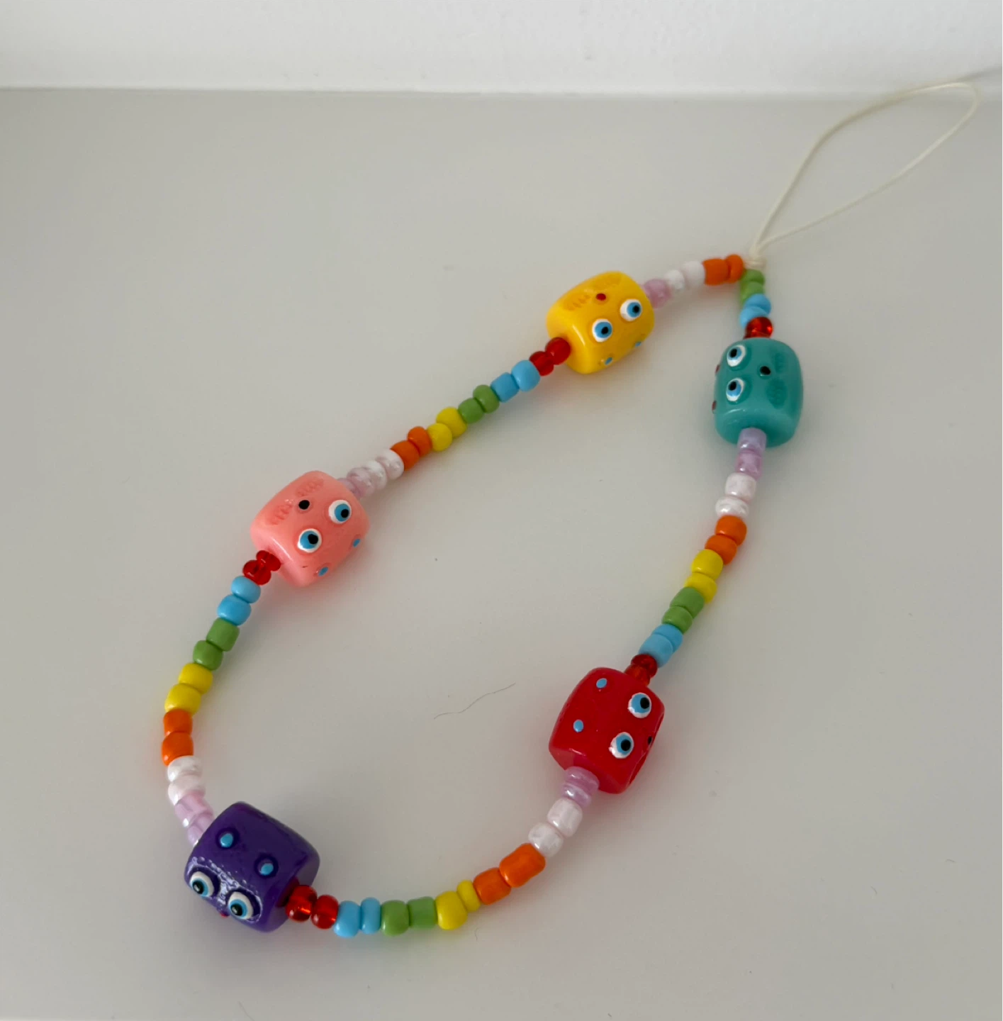 Funky Beaded Phone Charm Strap - photo 2