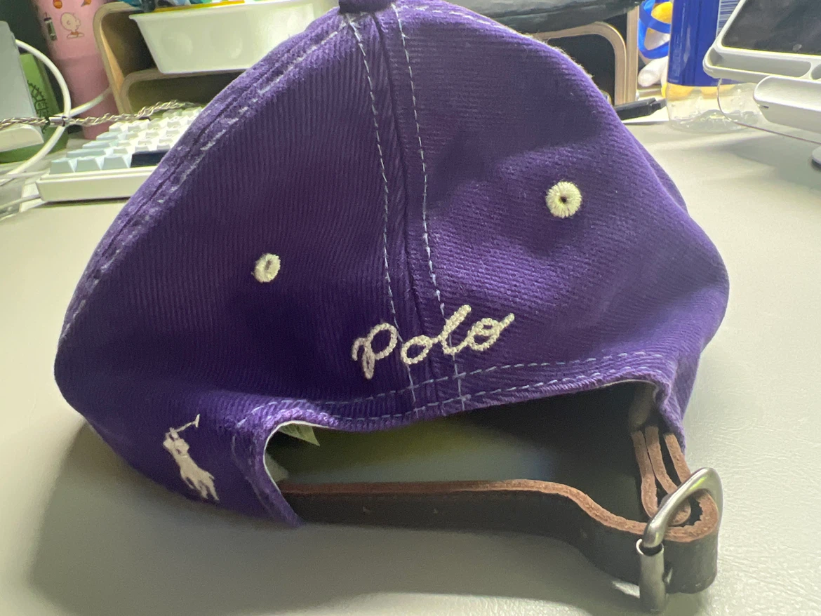 Purple Polo Ralph Lauren Baseball Cap - photo 3
