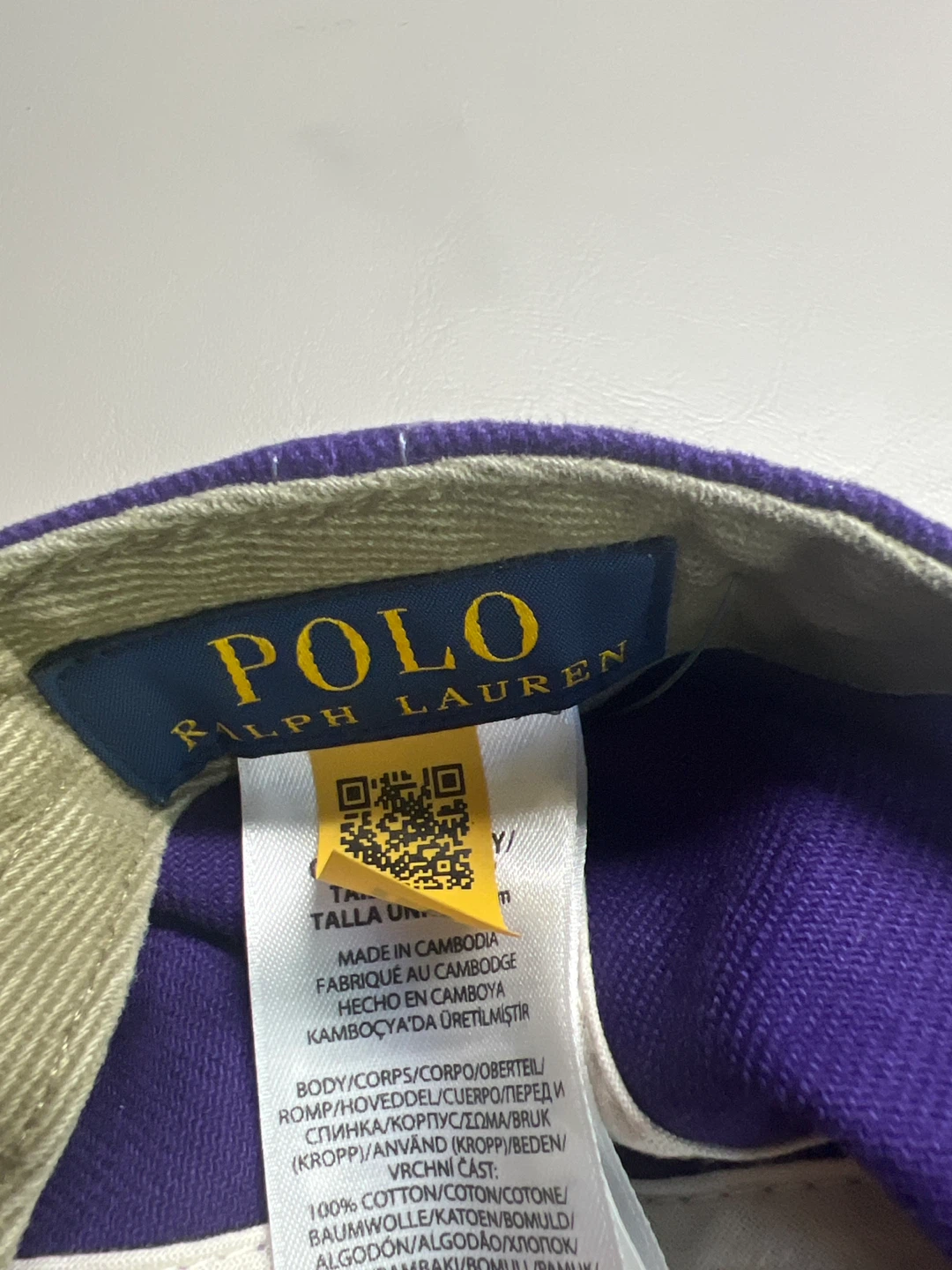 Purple Polo Ralph Lauren Baseball Cap - photo 4