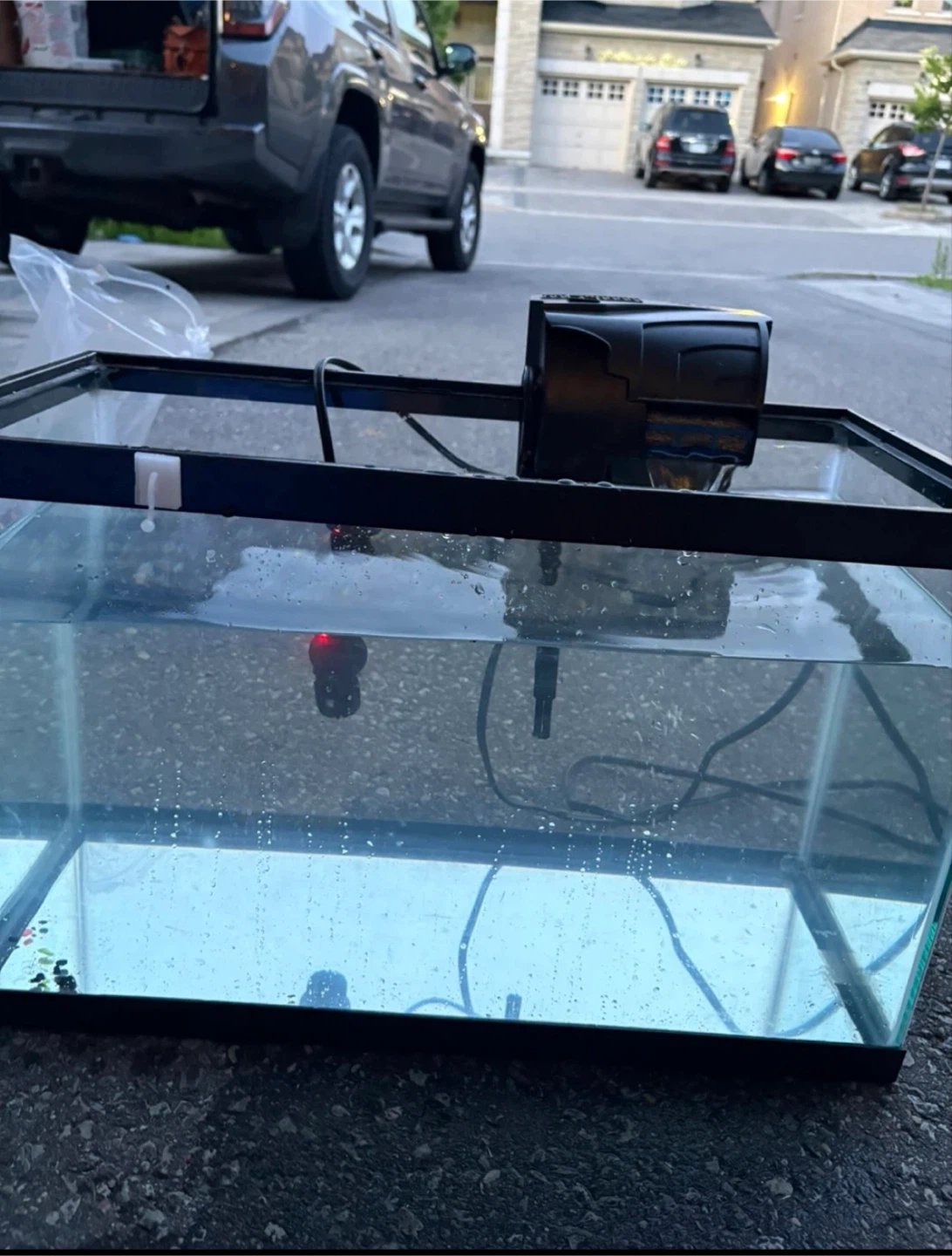 Aquarium Tank with Filter and Heater