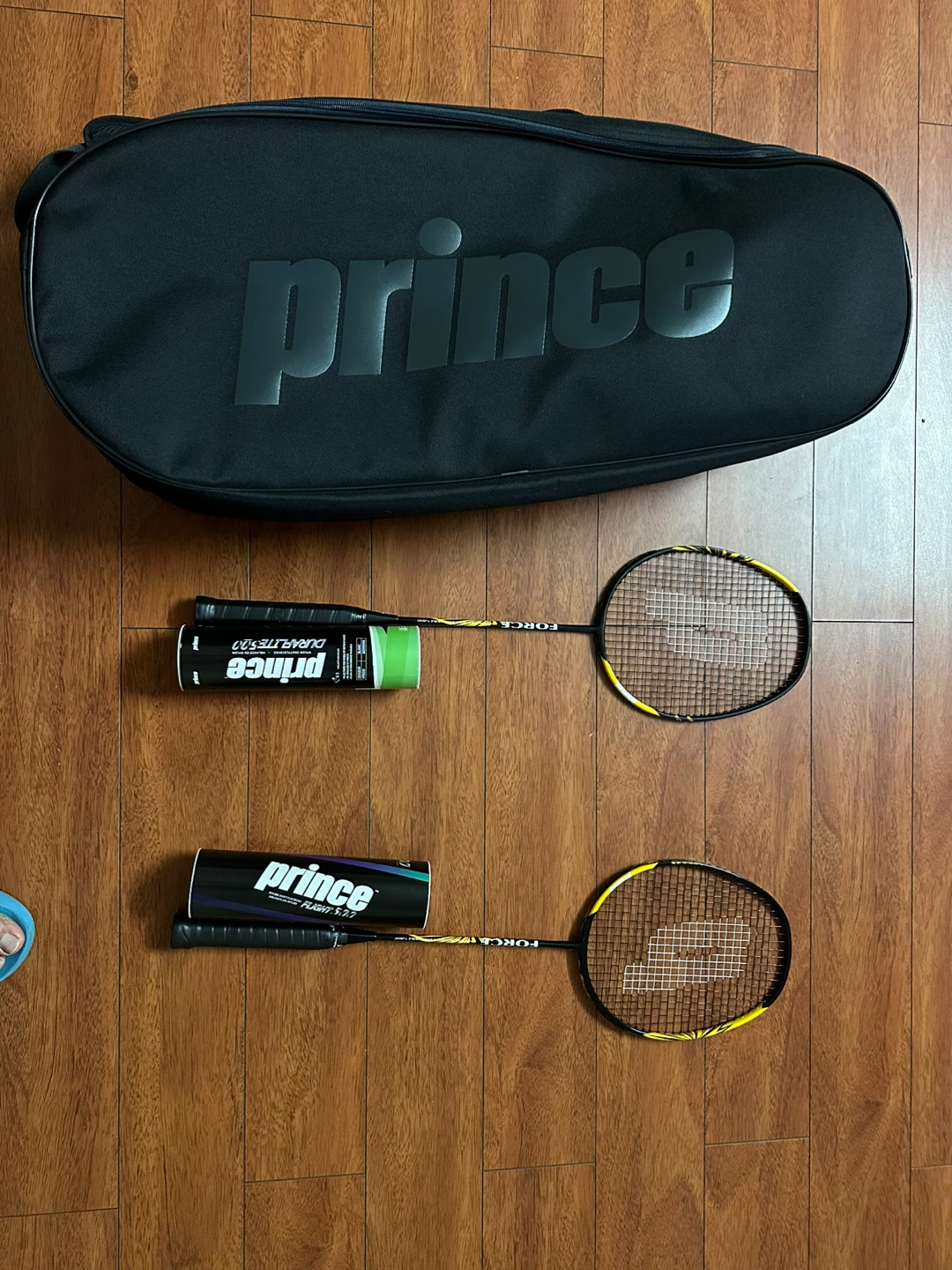 Prince Badminton Racquet Set with Bag and Shuttlecocks