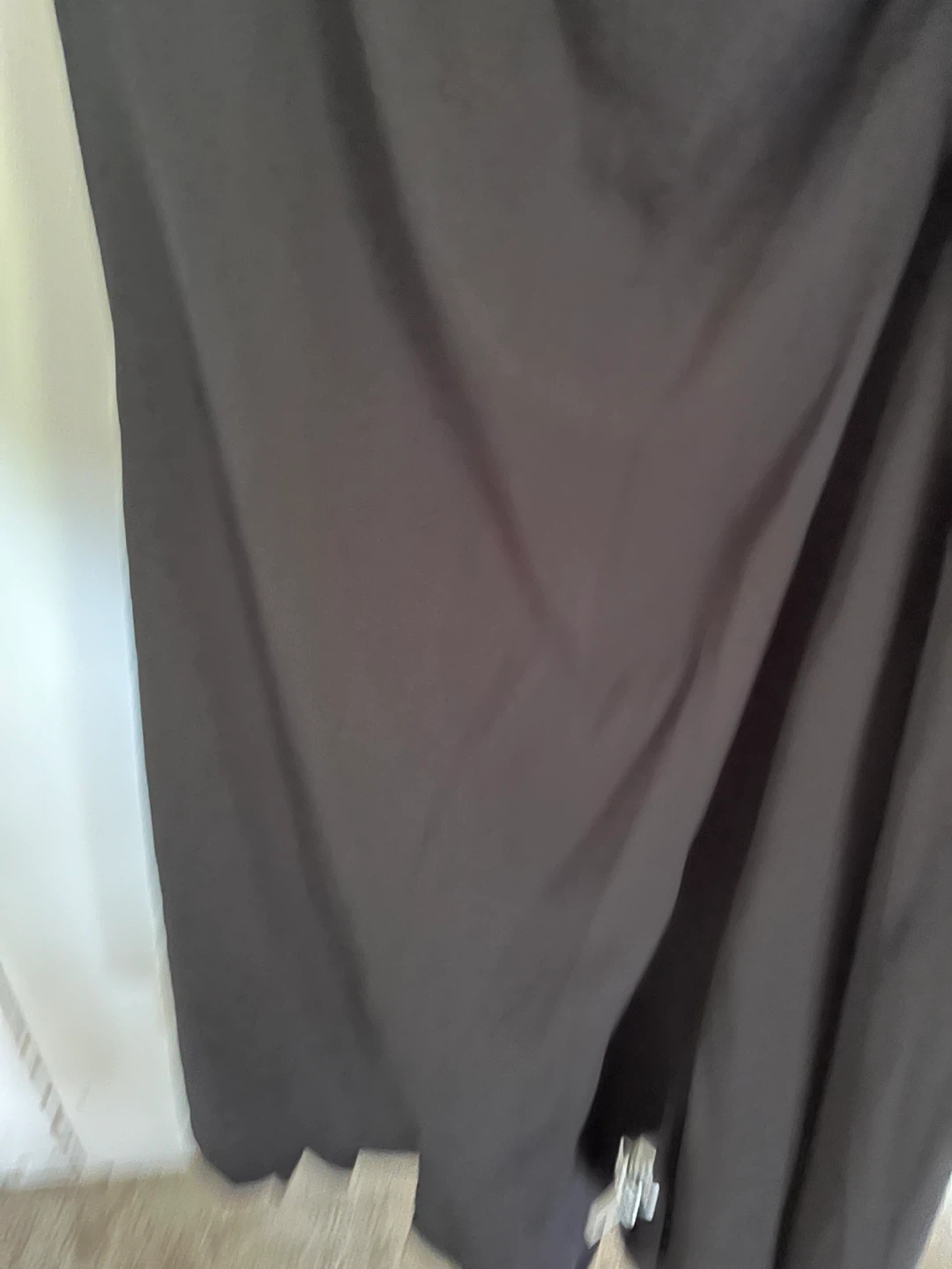 Black Sequin and Lace Gown - photo 4