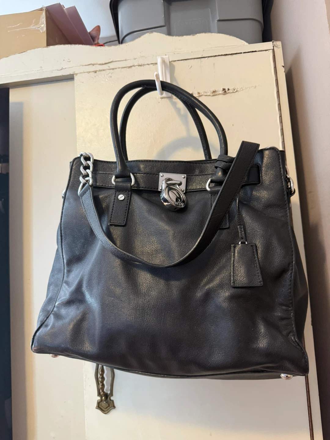 Michael Kors Black Leather Tote Bag - photo 3