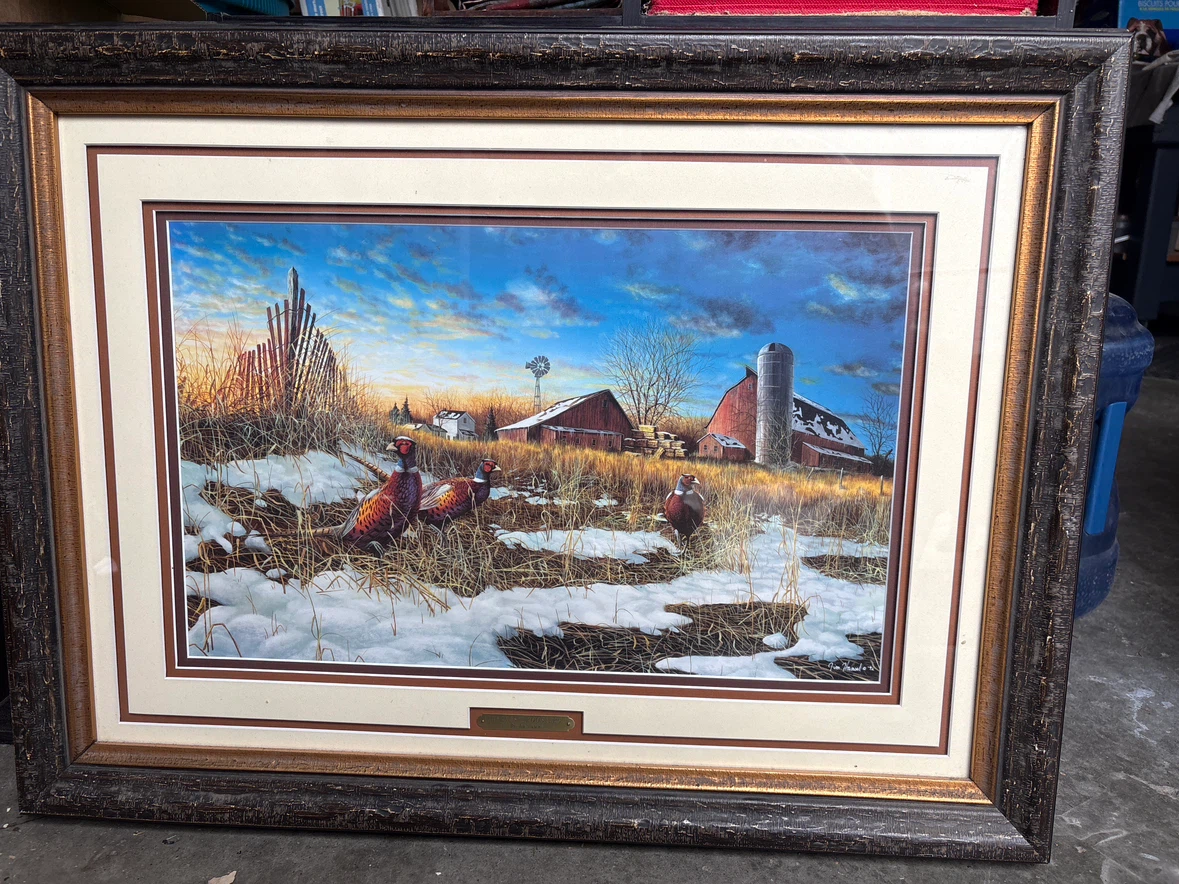 Harvest Roosters Print by Jim Hansel