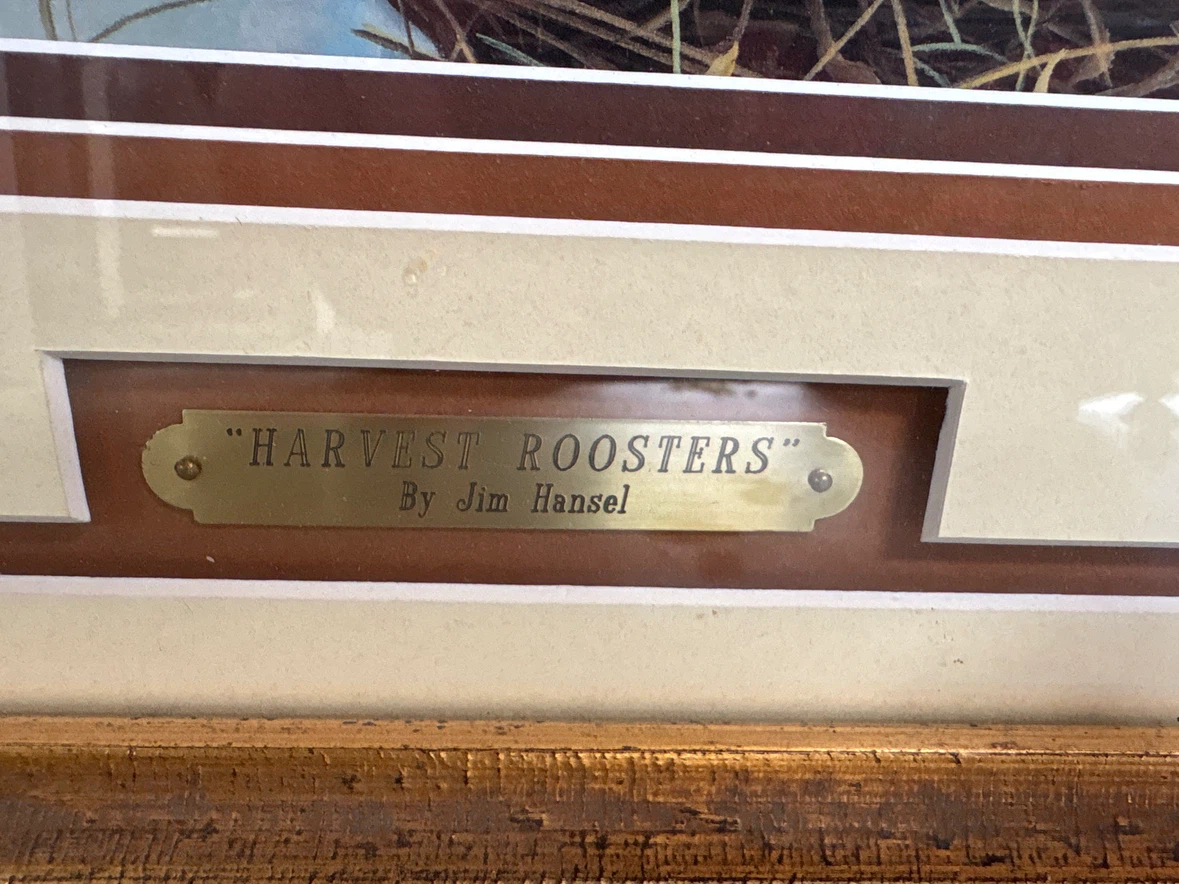Harvest Roosters Print by Jim Hansel - photo 2