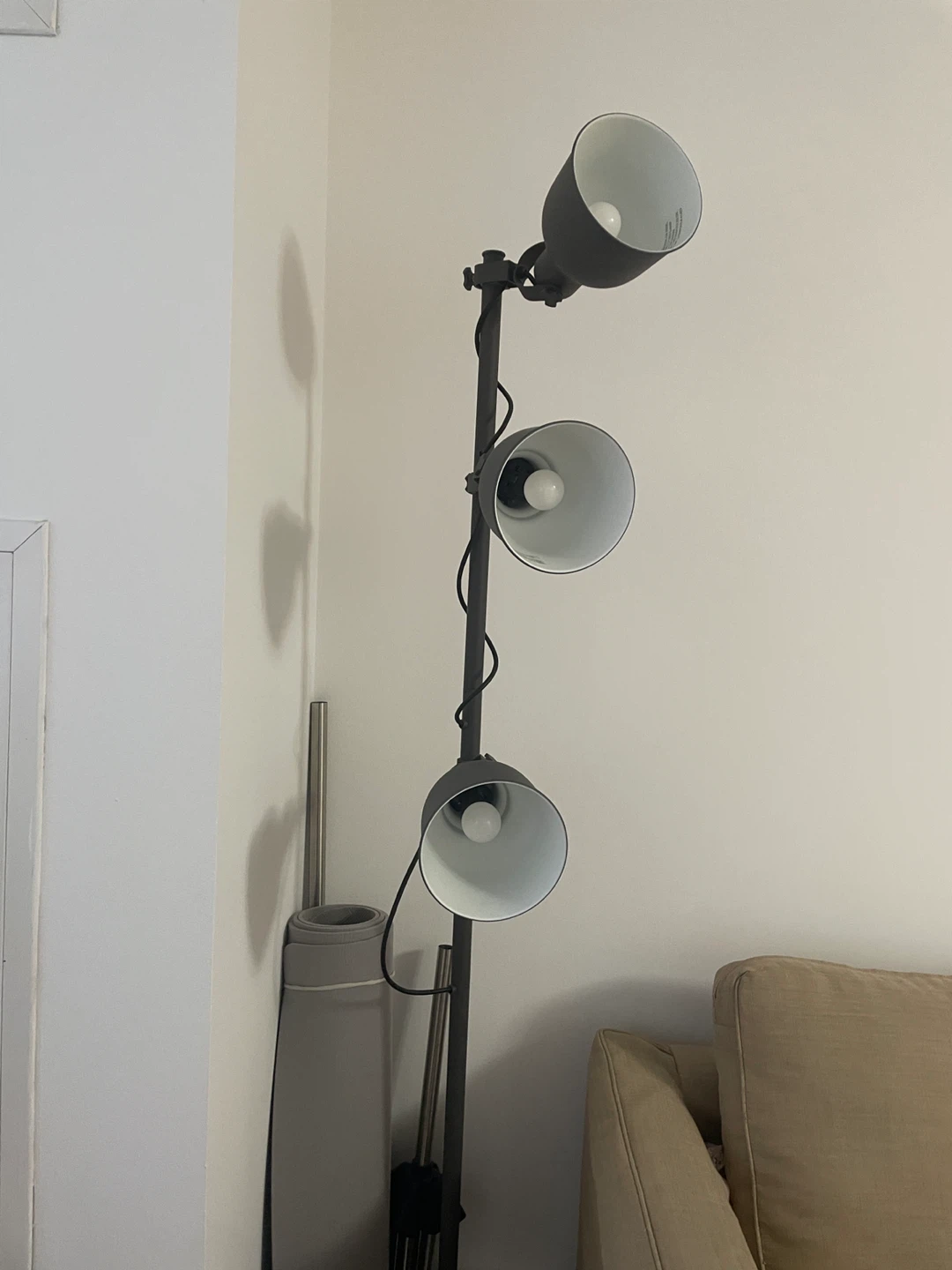 IKEA Hektar Floor Lamp - Dark Gray