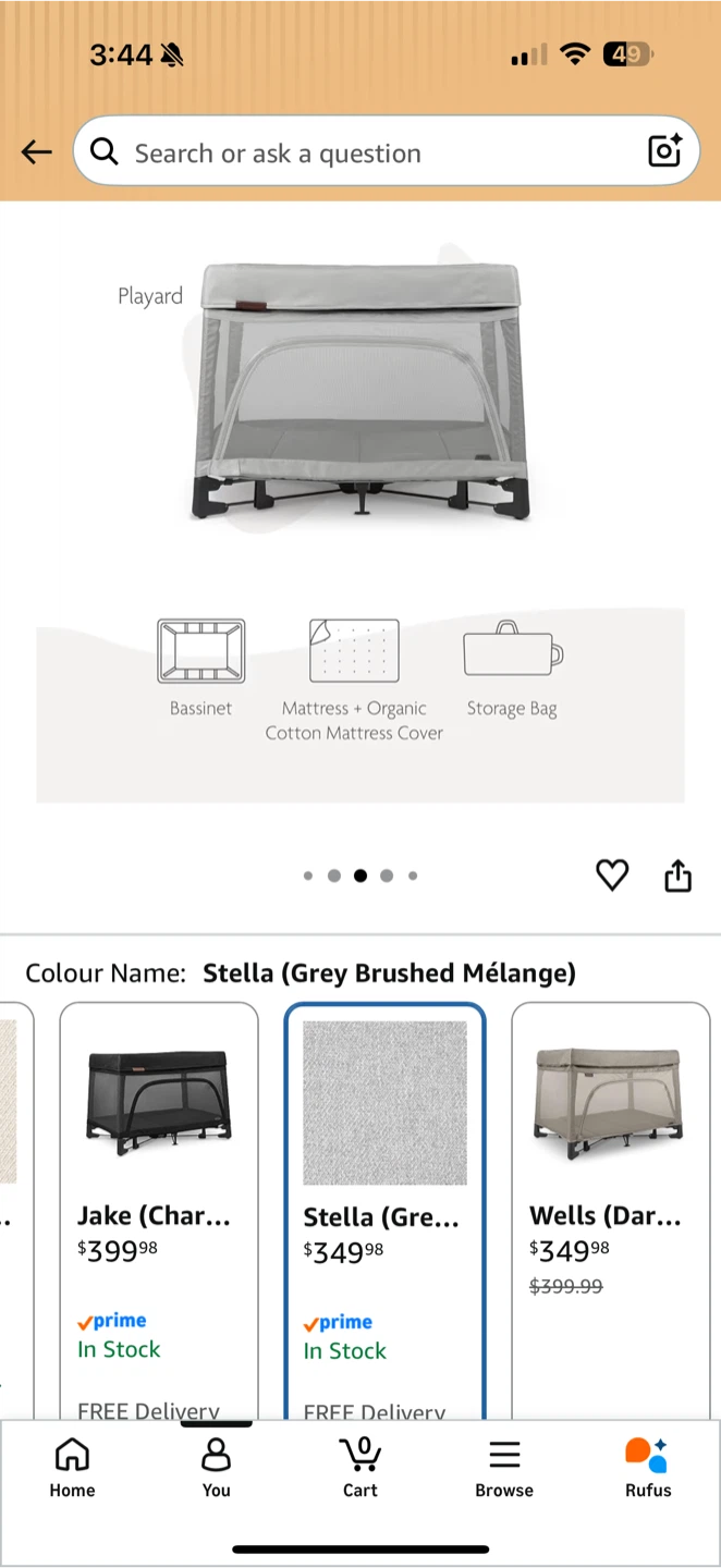 UPPAbaby Remi Playard Stella (Grey Brushed Mélange) - photo 2