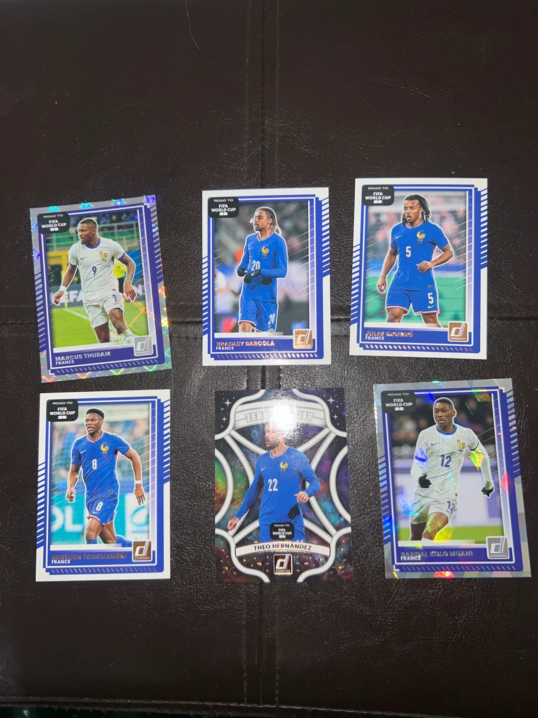 Donruss Road to FIFA World Cup Trading Cards - France Players