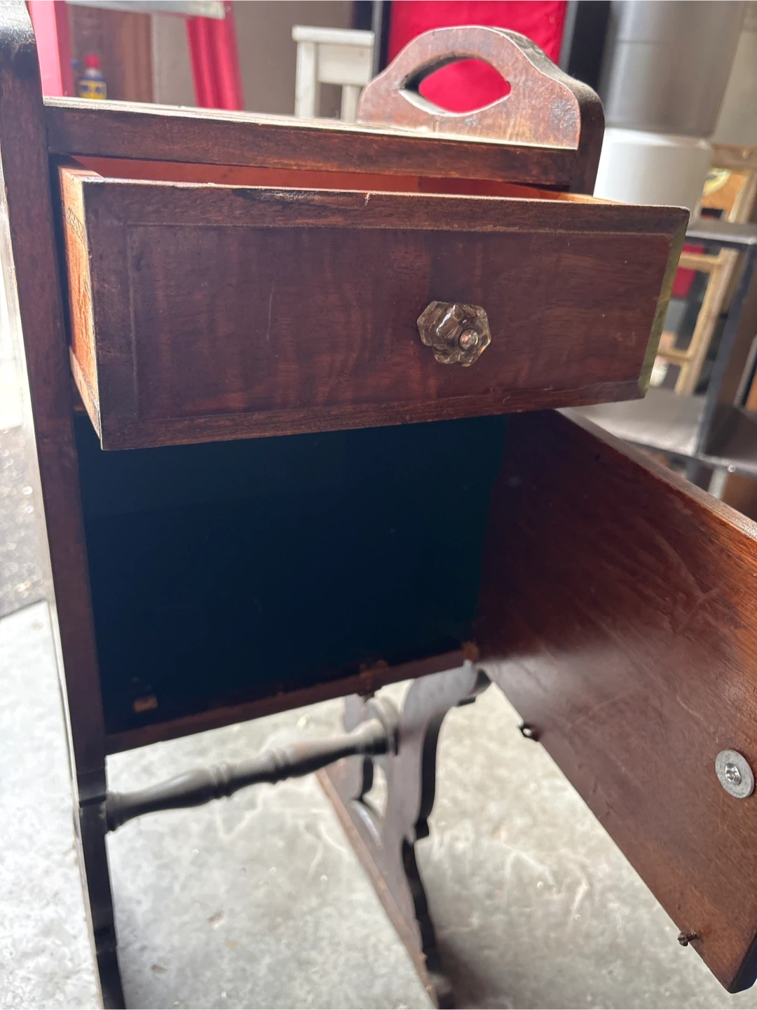 Antique Mahogany Antique side Table - photo 2