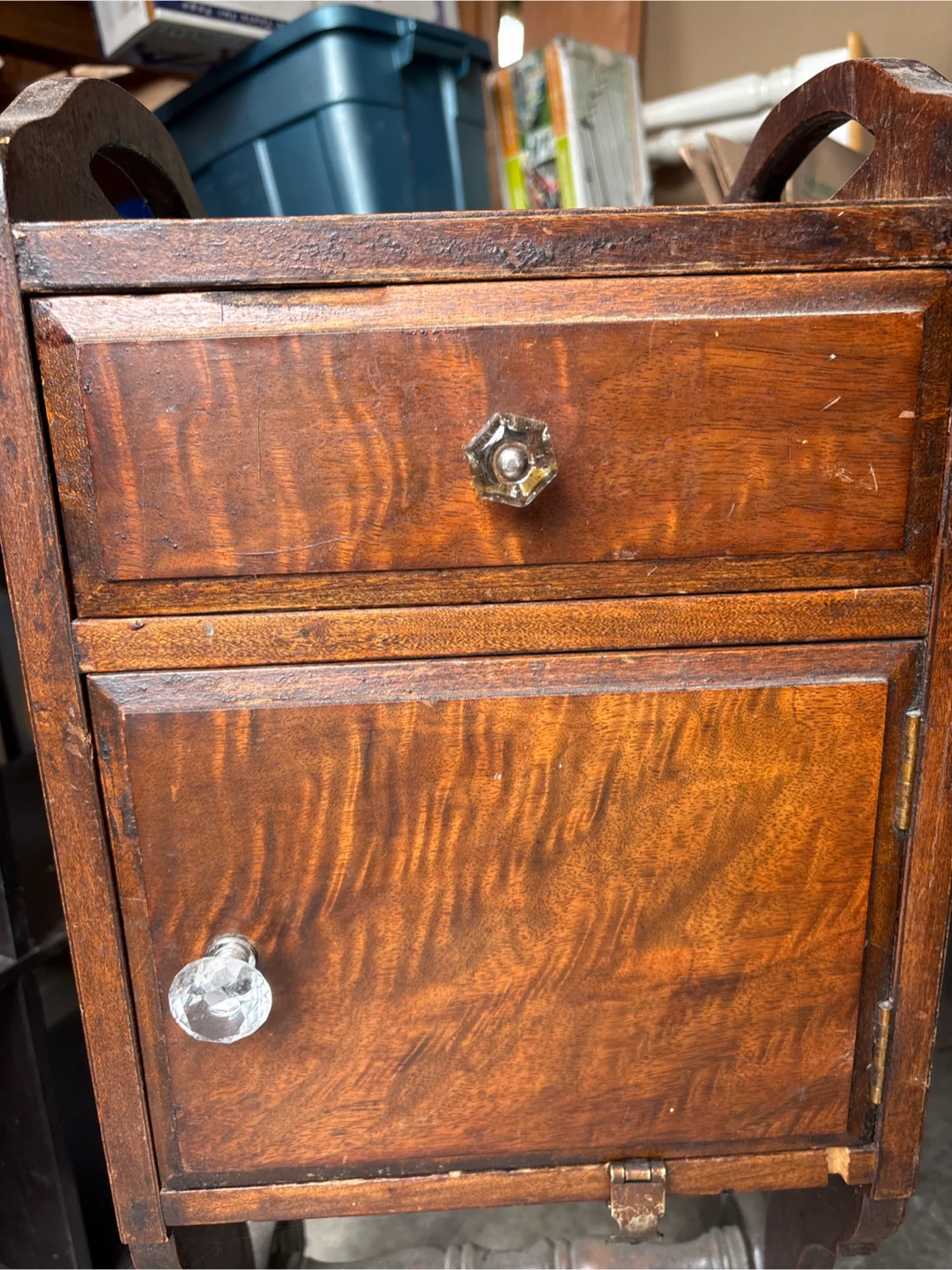 Antique Mahogany Antique side Table - photo 4