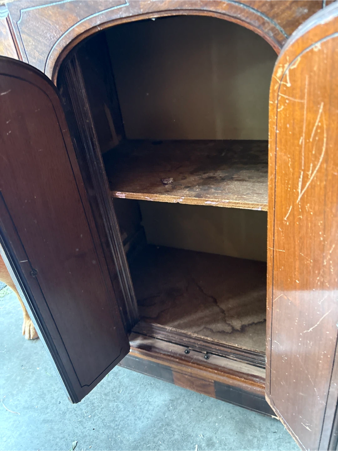 Antique Wooden Console Cabinet - photo 3