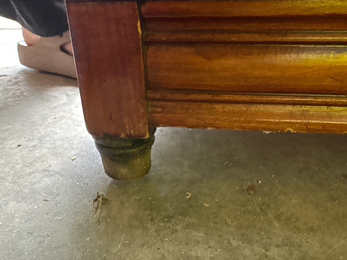 Antique Wooden Console Cabinet - photo 5