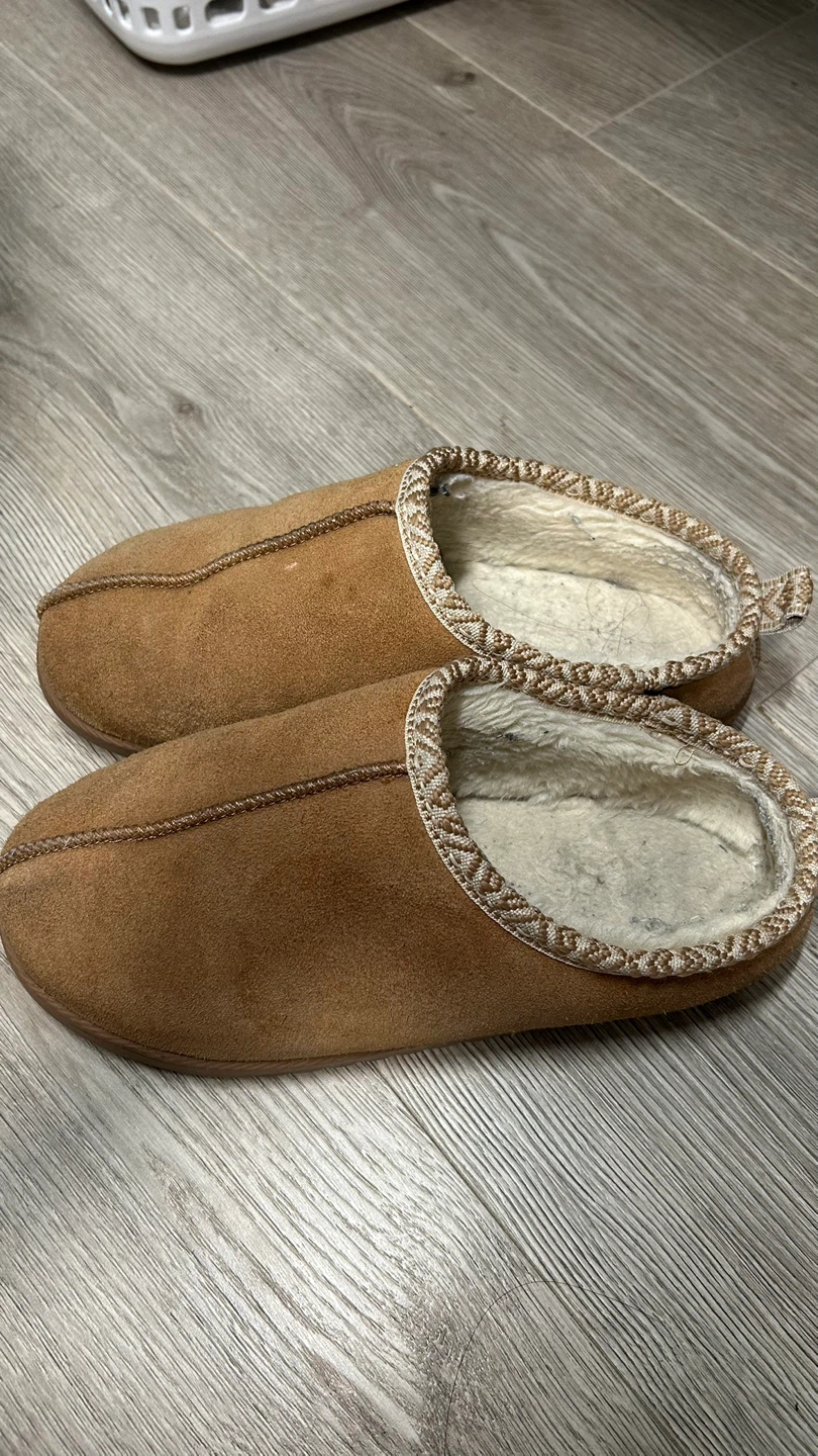 Brown Suede Slippers