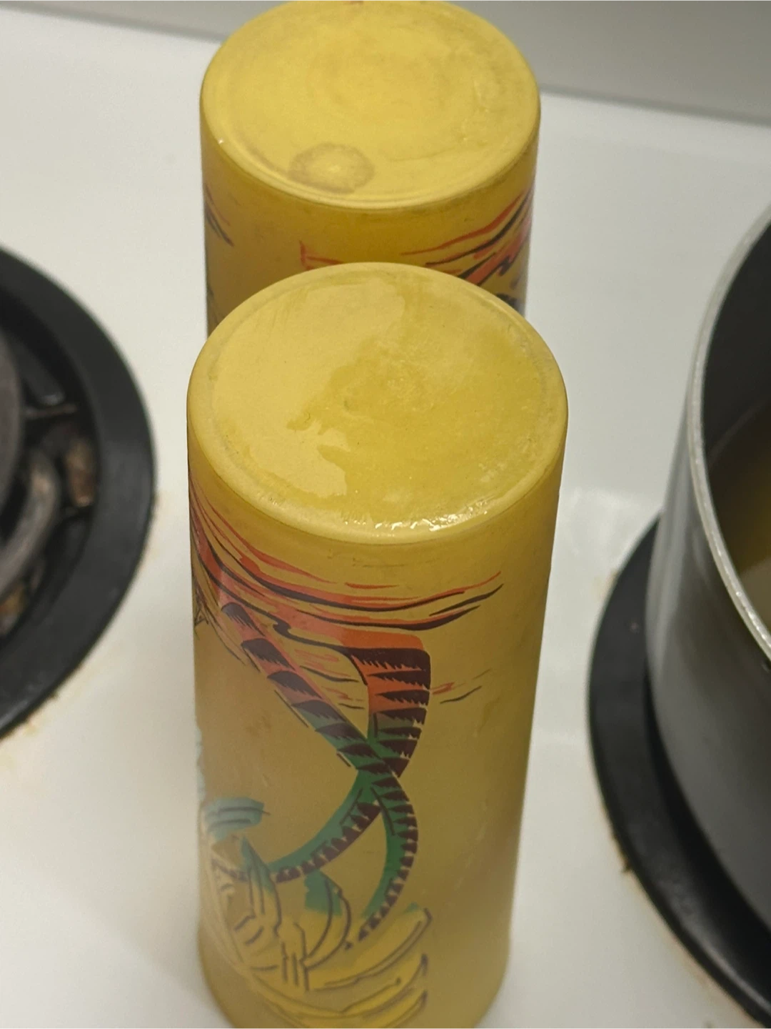 Pair of mid century Tom Collin’s palm tree glasses - photo 5