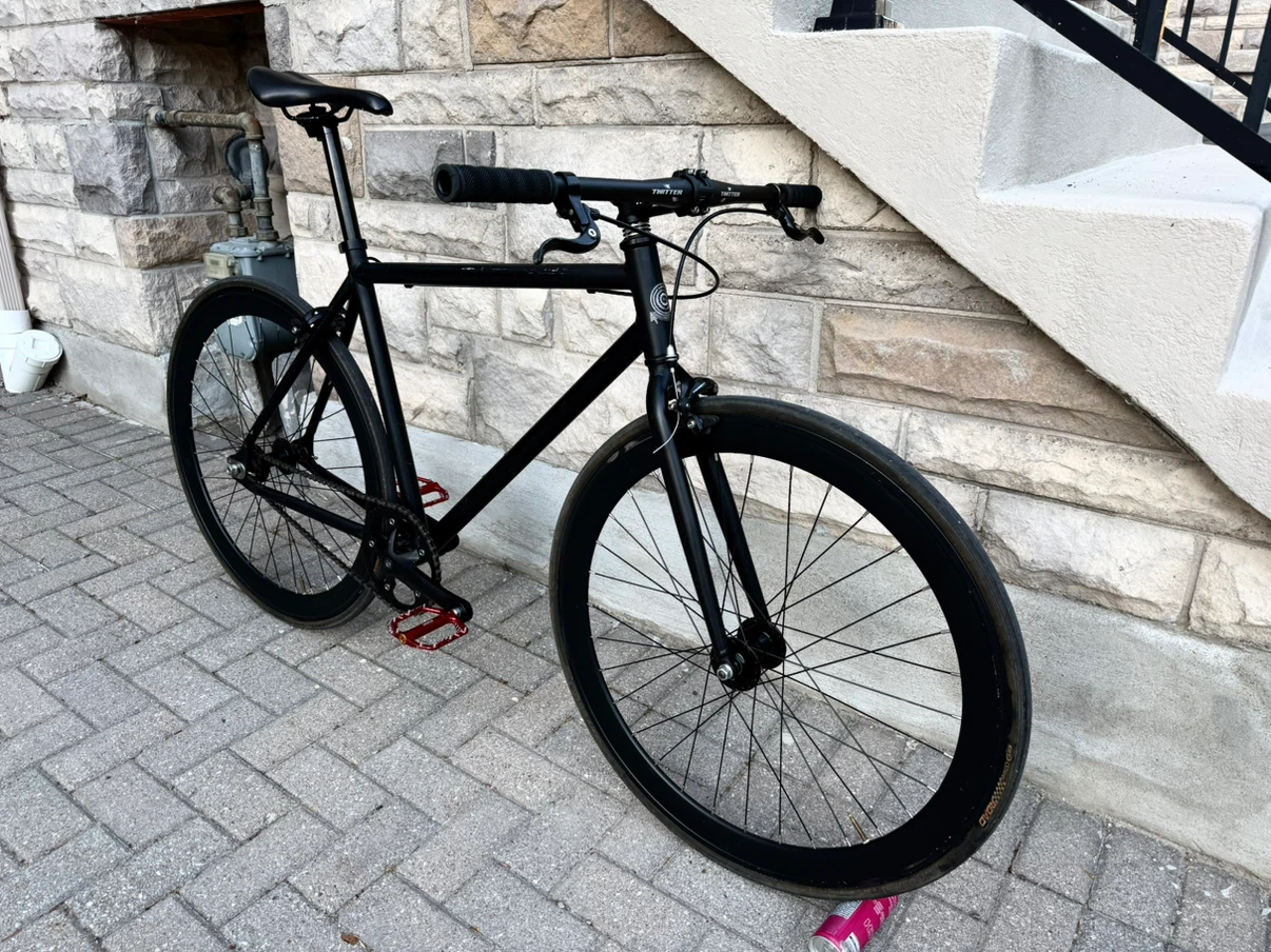 Black Single Speed Fixie Bike