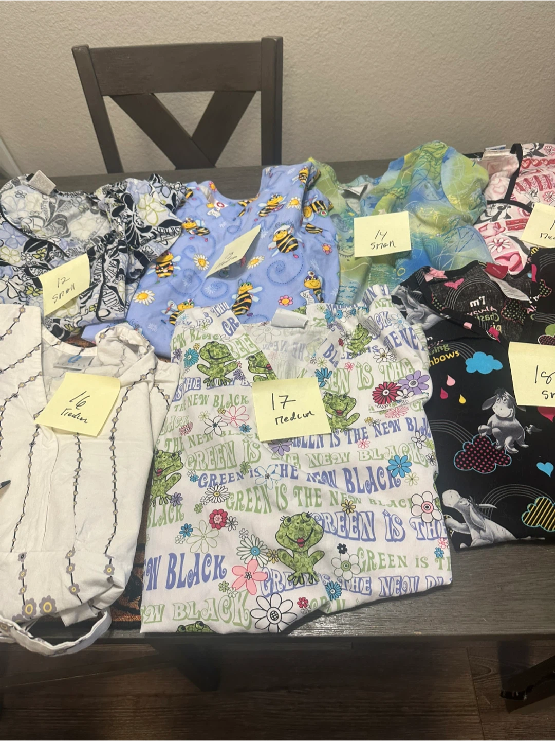 Scrub Tops Assortment - Various Sizes & Brands - photo 3