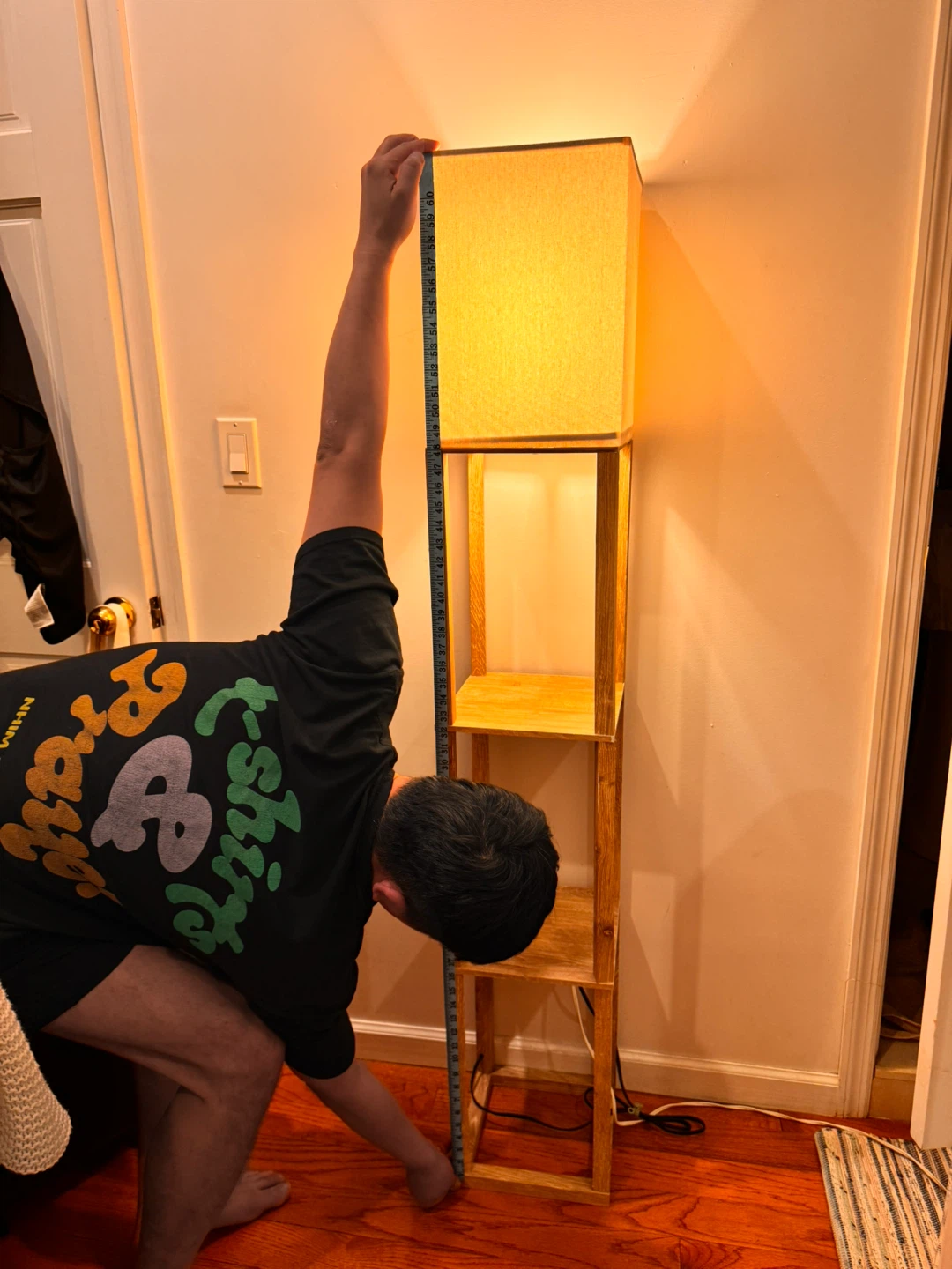 Floor Lamp with Shelves - photo 4
