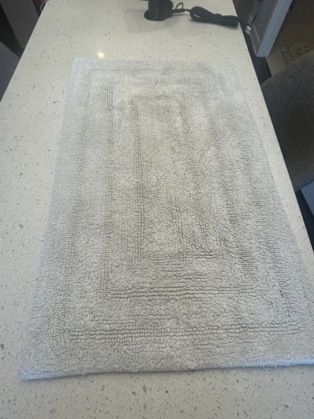 Light Grey Bath Mat