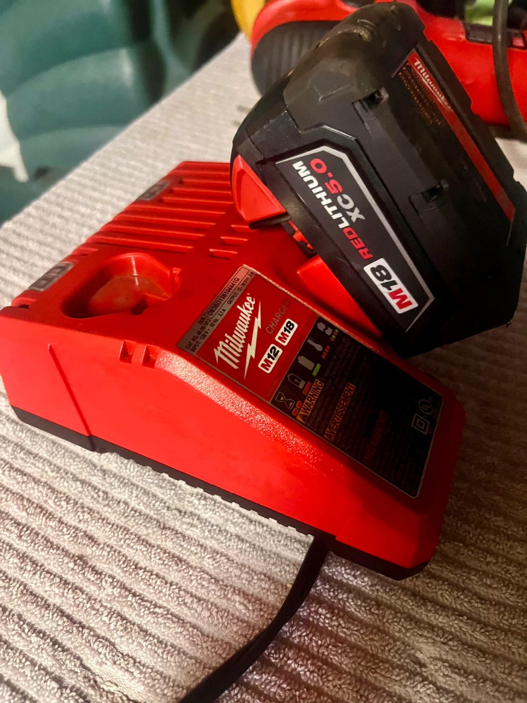 M18 Lithium-Ion Extended Capacity (XC) 5.0 Ah REDLITHIUM Battery