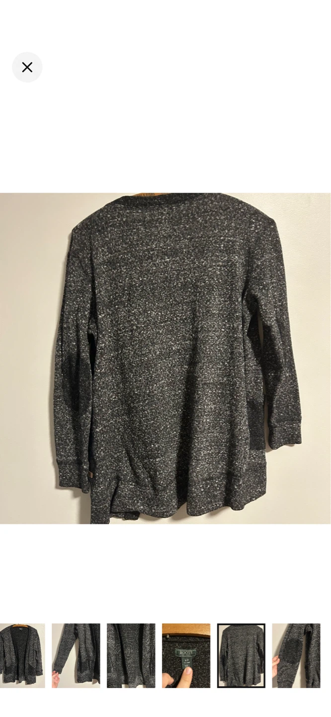 Roots Canada Grey Speckled Cardigan - photo 5
