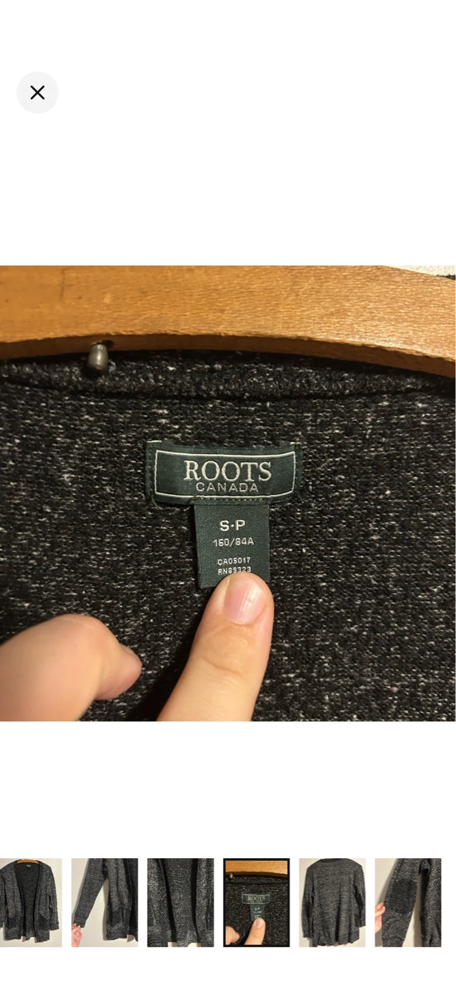 Roots Canada Grey Speckled Cardigan - photo 4