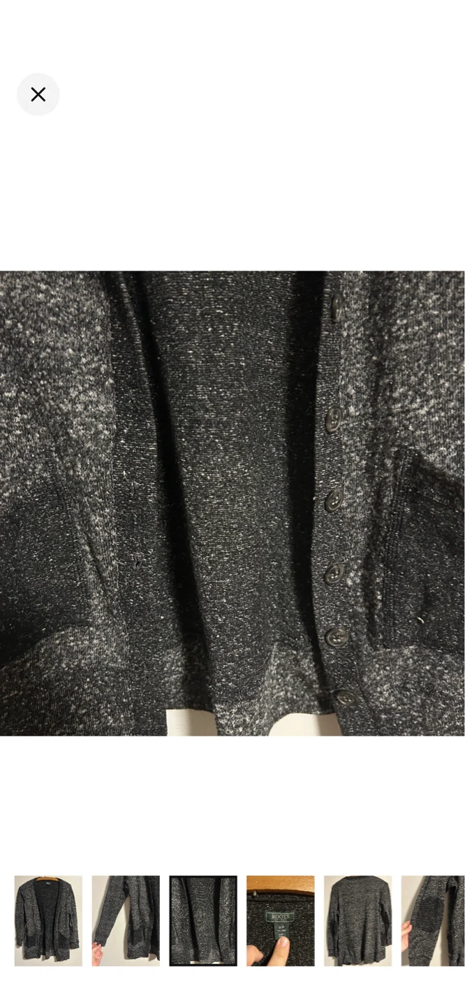 Roots Canada Grey Speckled Cardigan - photo 3