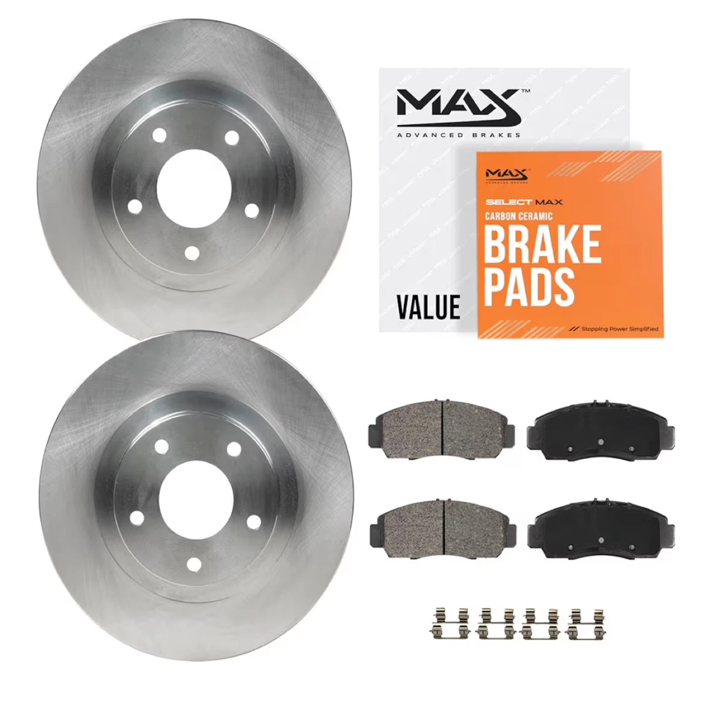 New Max advanced front brake pad and Rotors