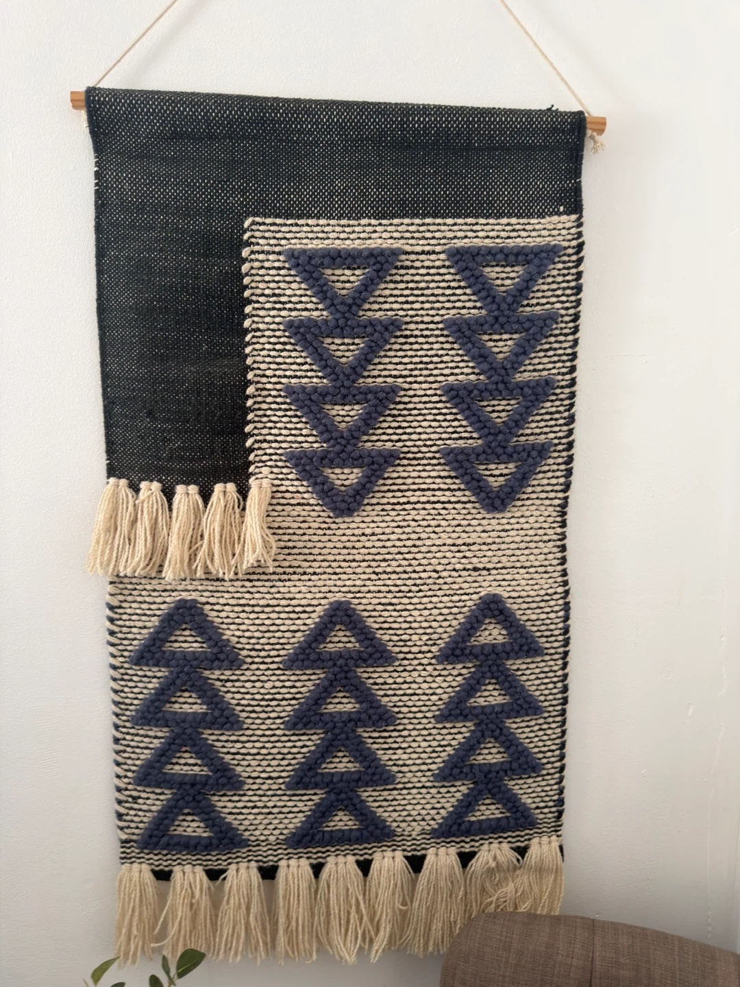 Boho Wall Hanging Tapestry with Tassels
