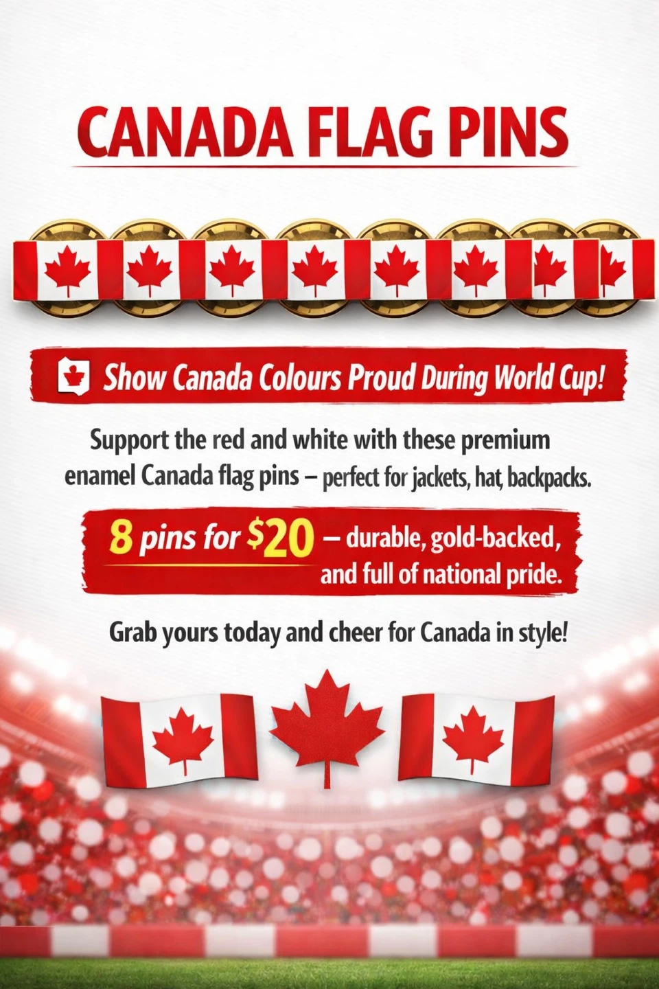 Canada Flag Pins