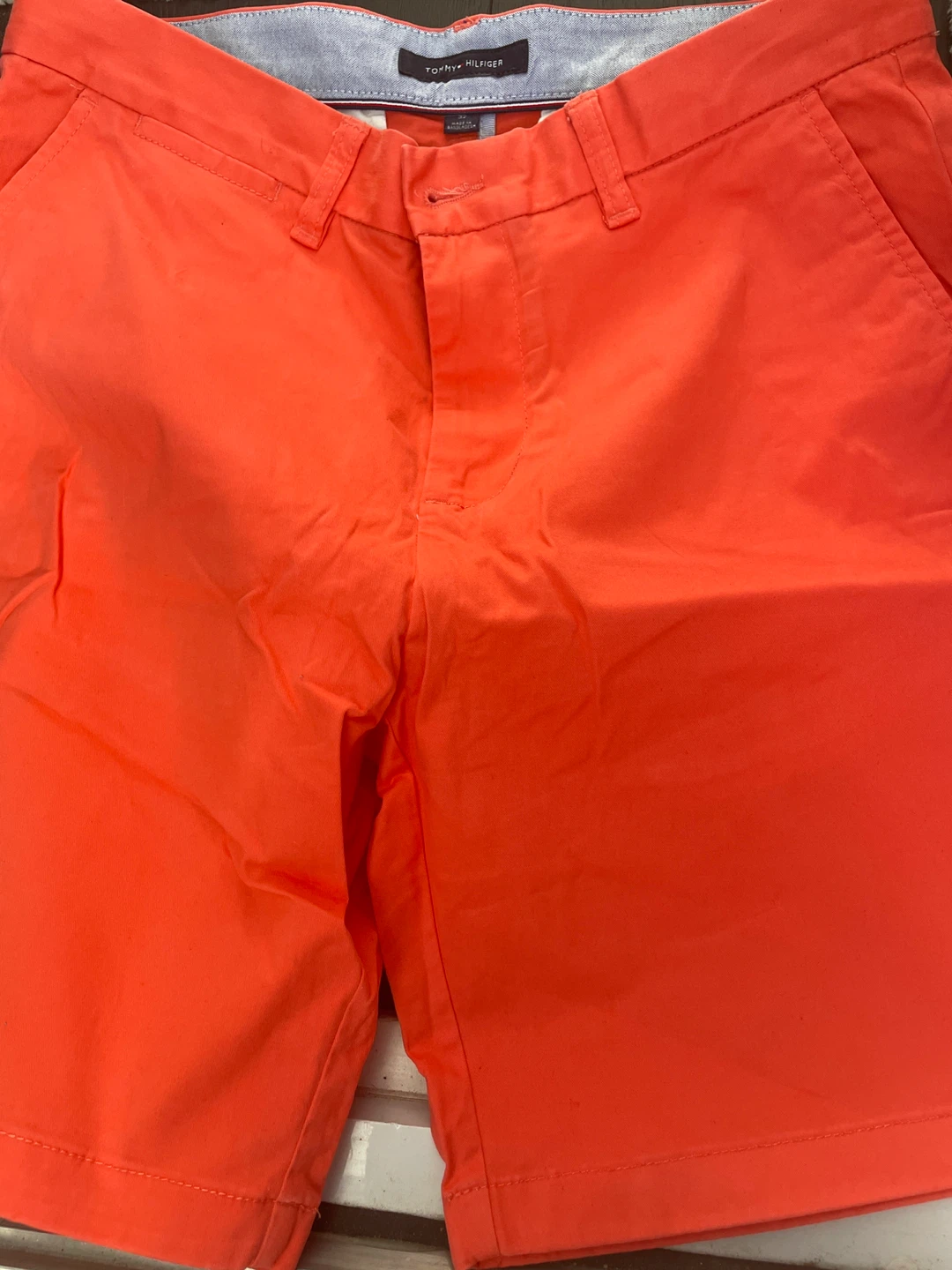 Tommy Hilfiger Orange Chino Shorts - photo 2