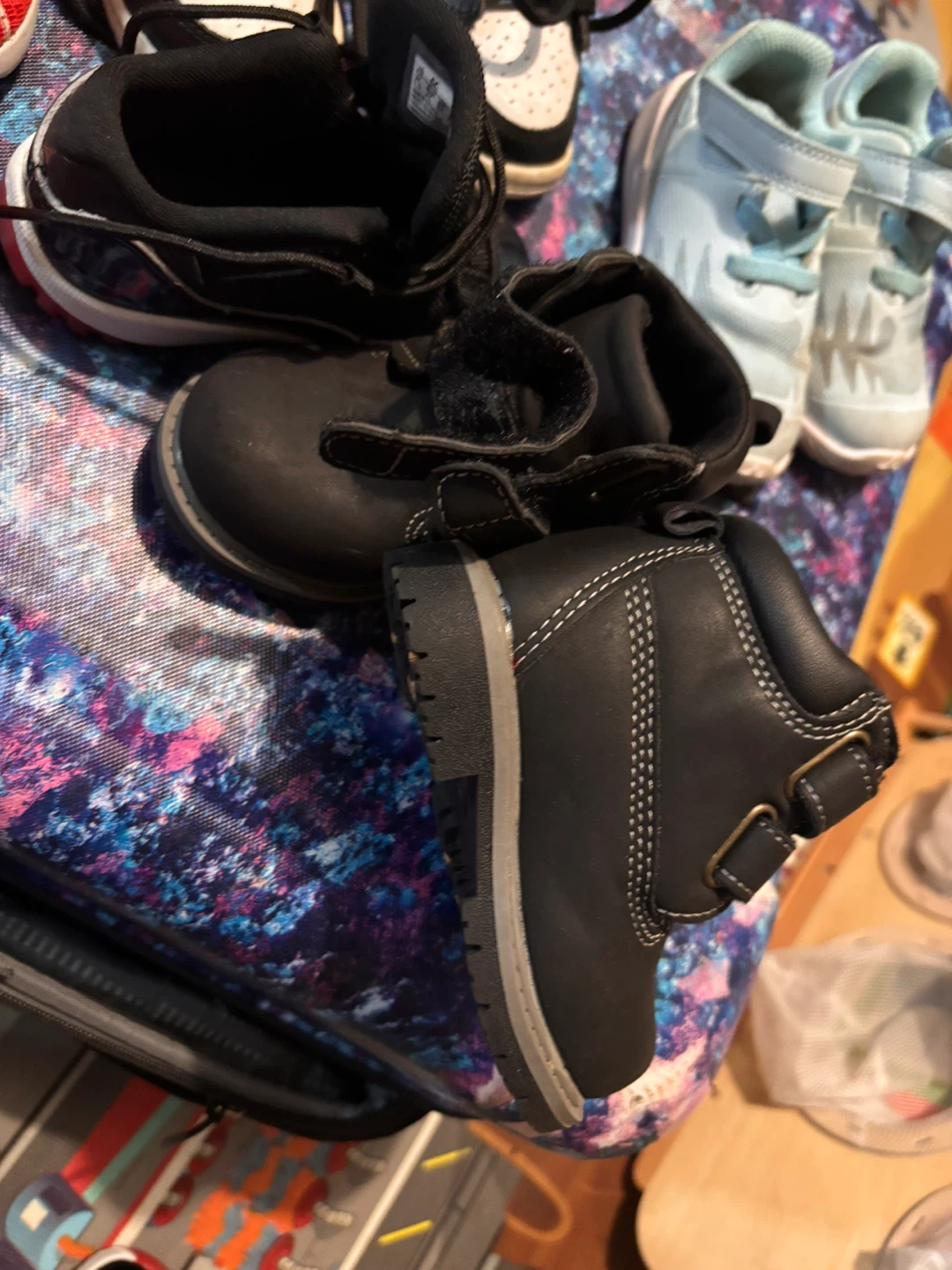 Black Toddler Boots 4C - photo 3