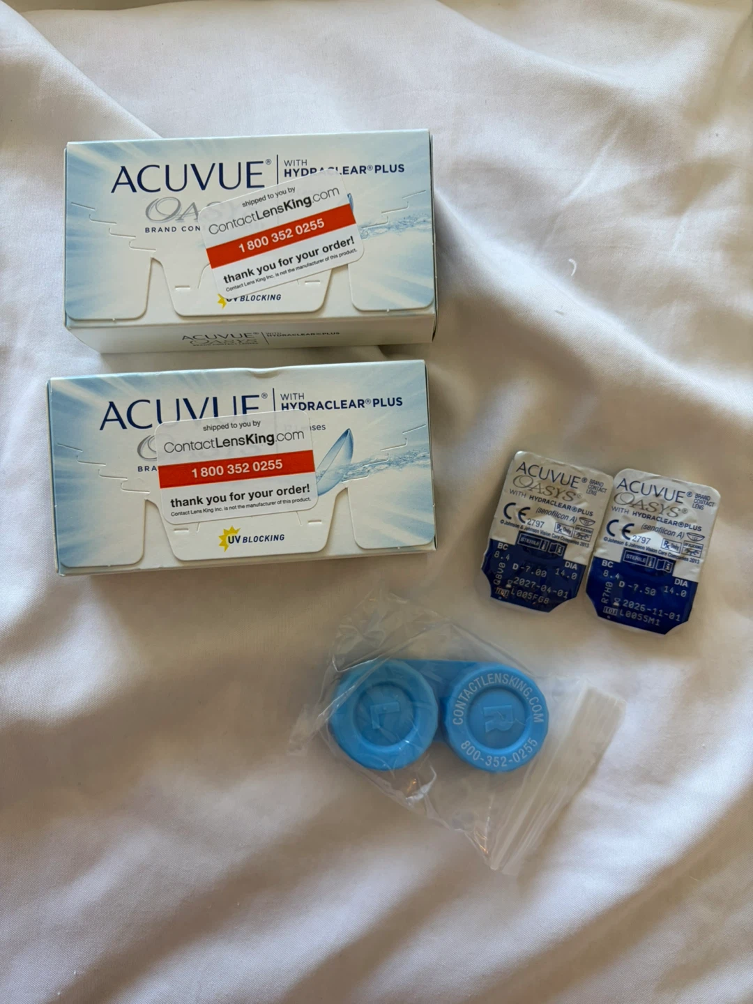 -7 and -7.5 ACUVUE OASYS Contact Lenses 12Packs