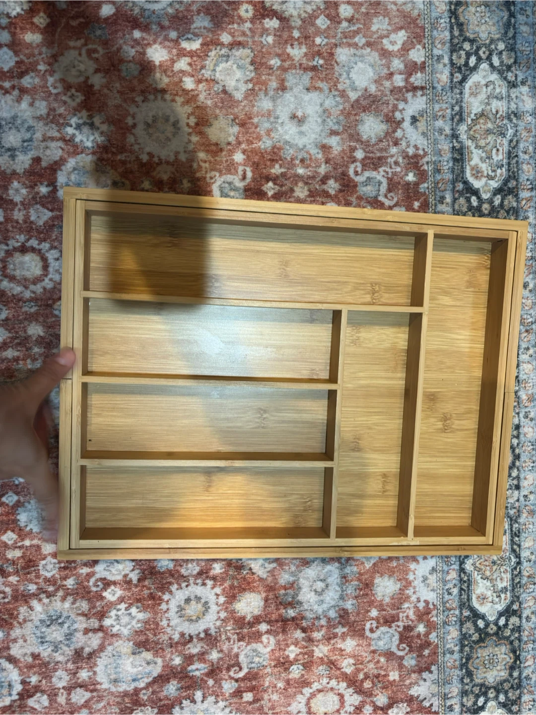 Bamboo Drawer Organizer Tray - photo 3
