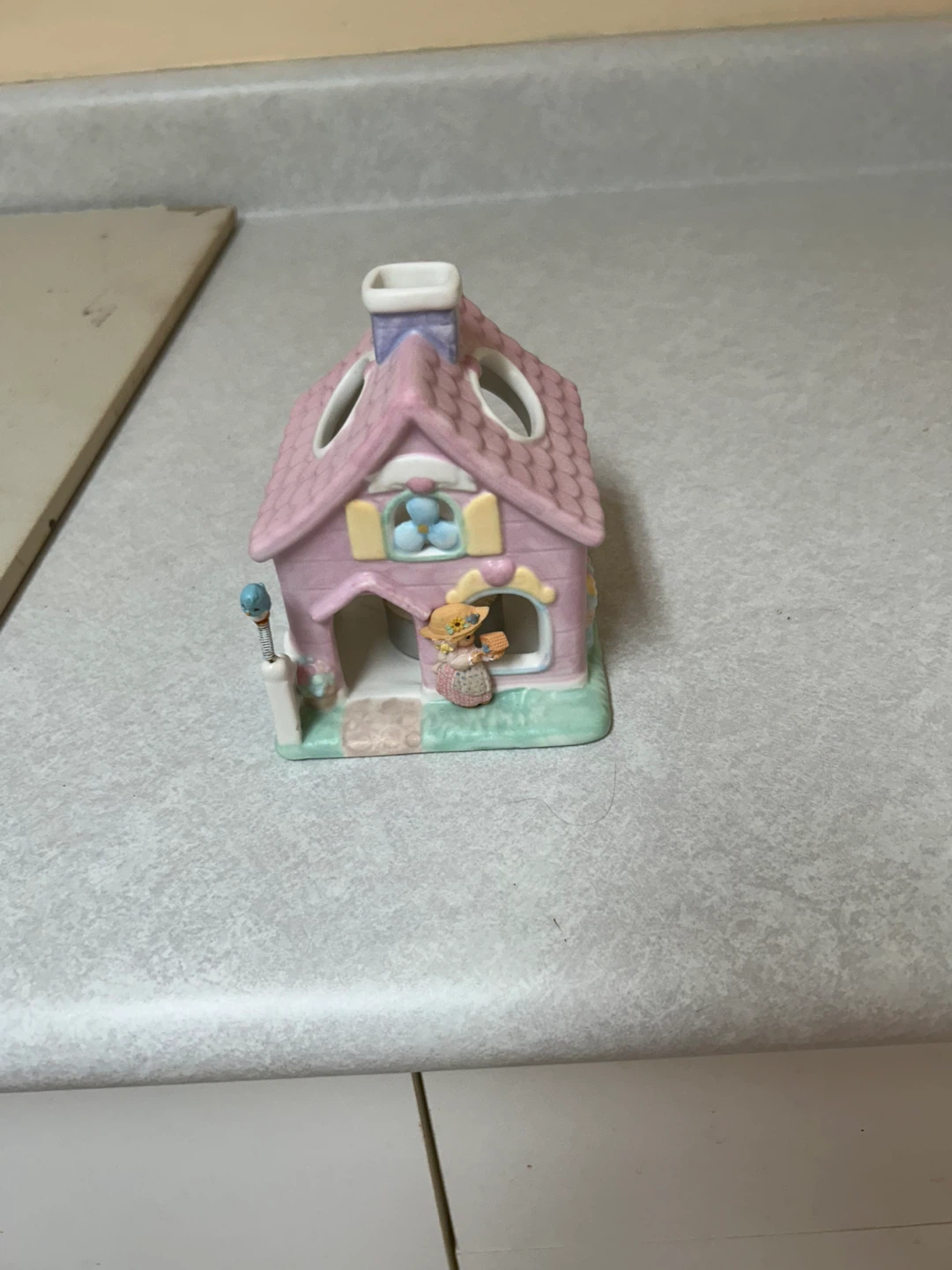 Ceramic House Candle Holder