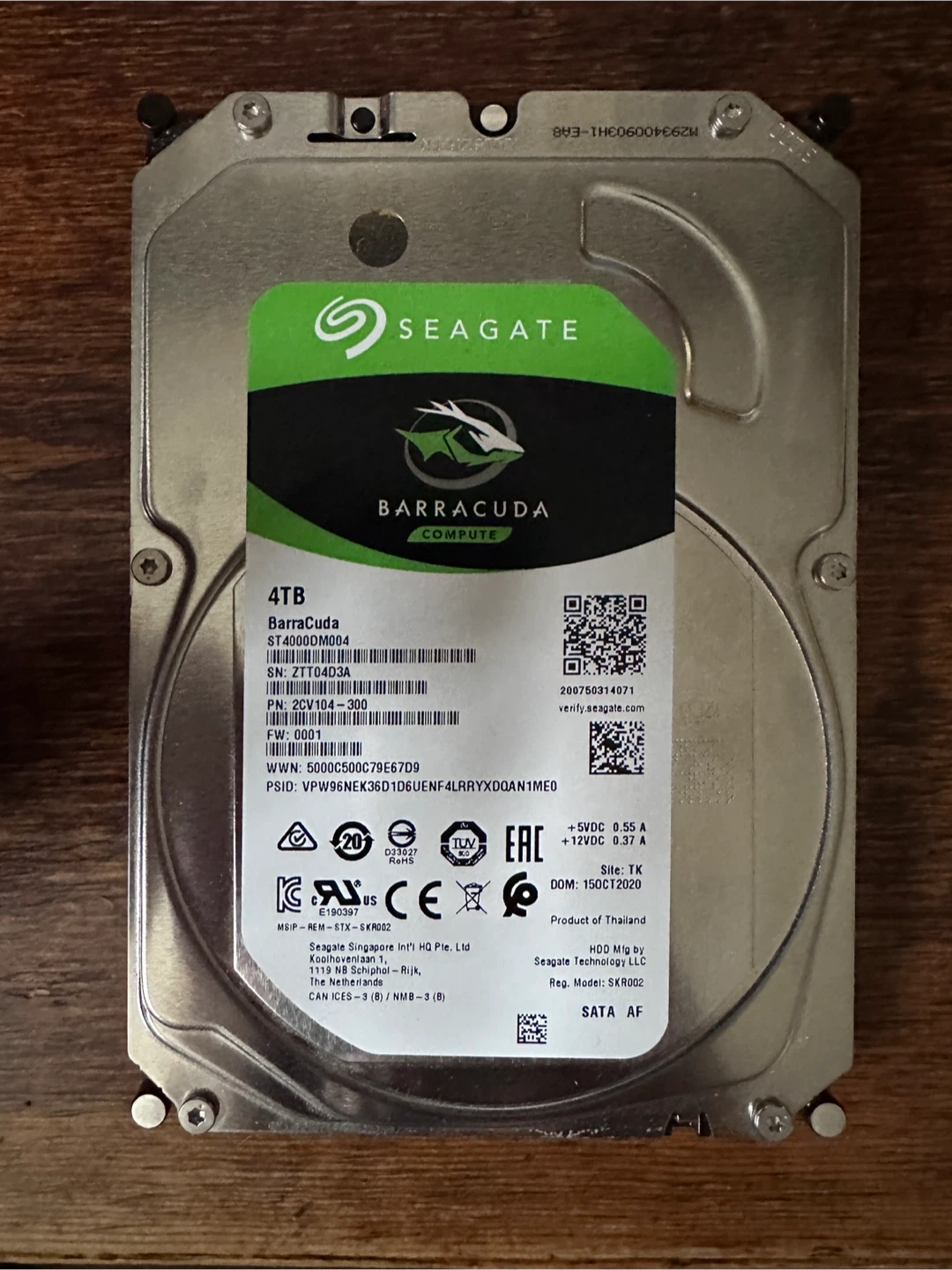 Seagate 4TB Barracuda Compute Internal Hard Drive