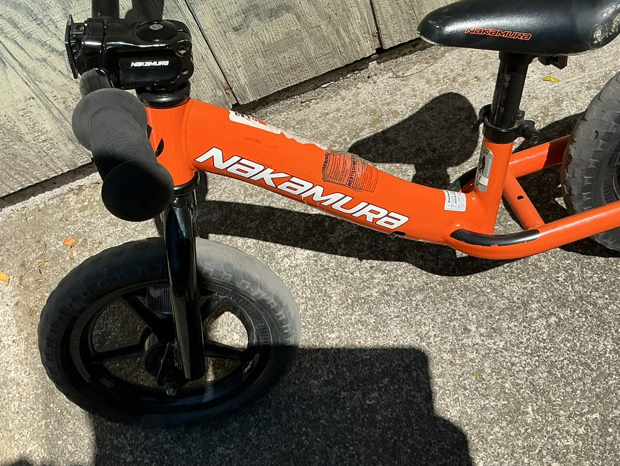 Nakamura Kids Orange Balance Bike ! - photo 4