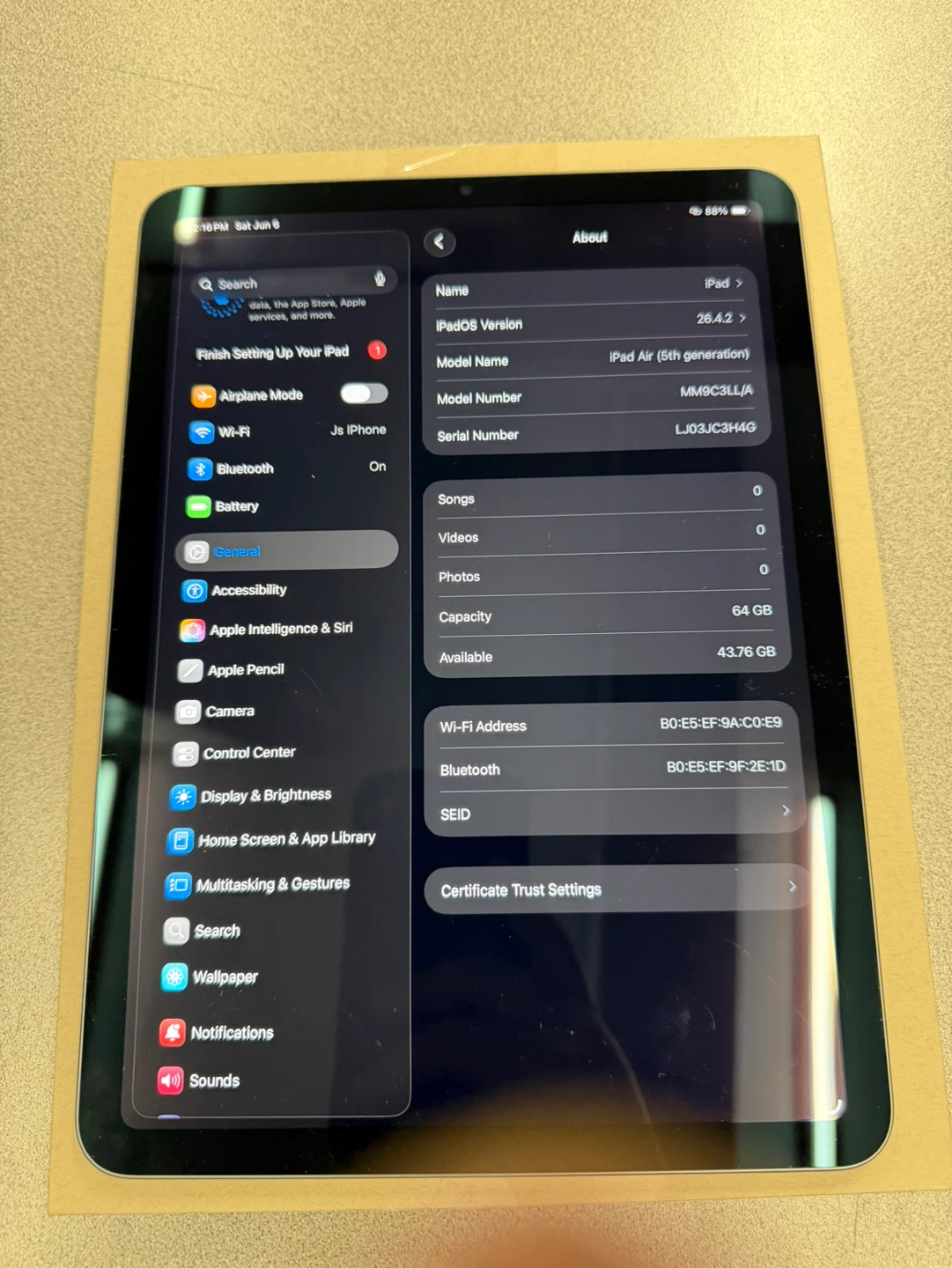 Apple iPad Air M1