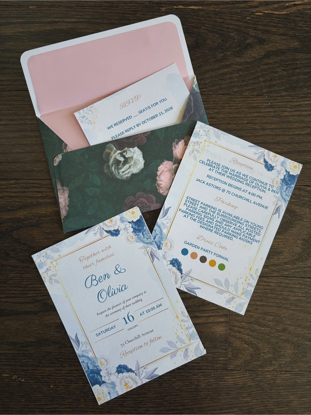 Wedding Invitation Set