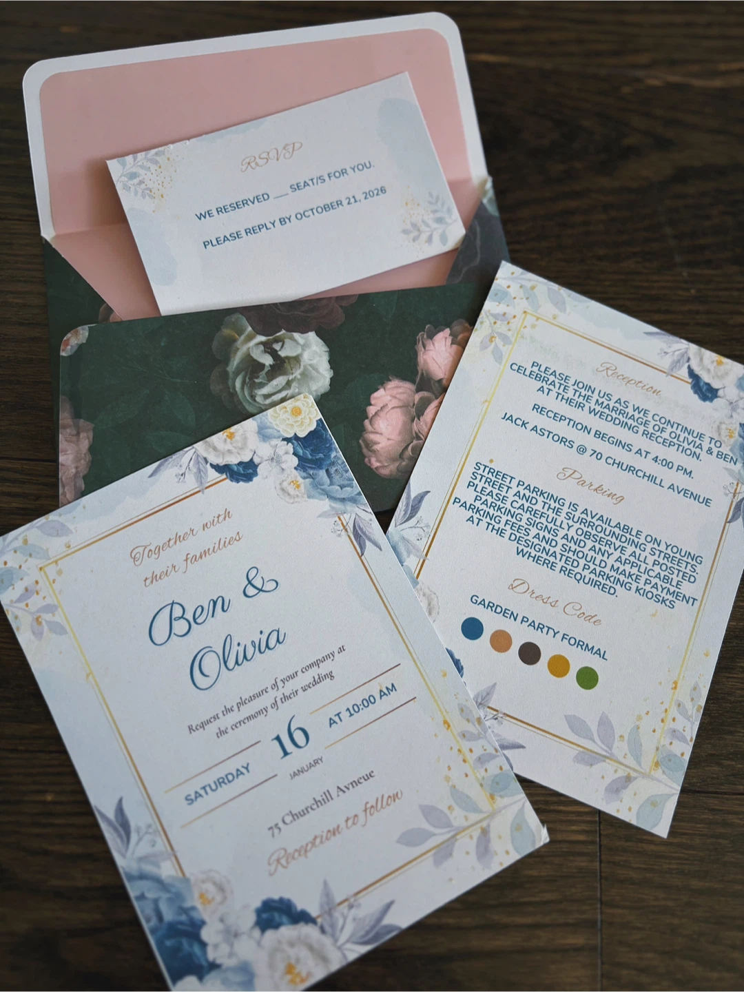 Wedding Invitation Set - photo 2