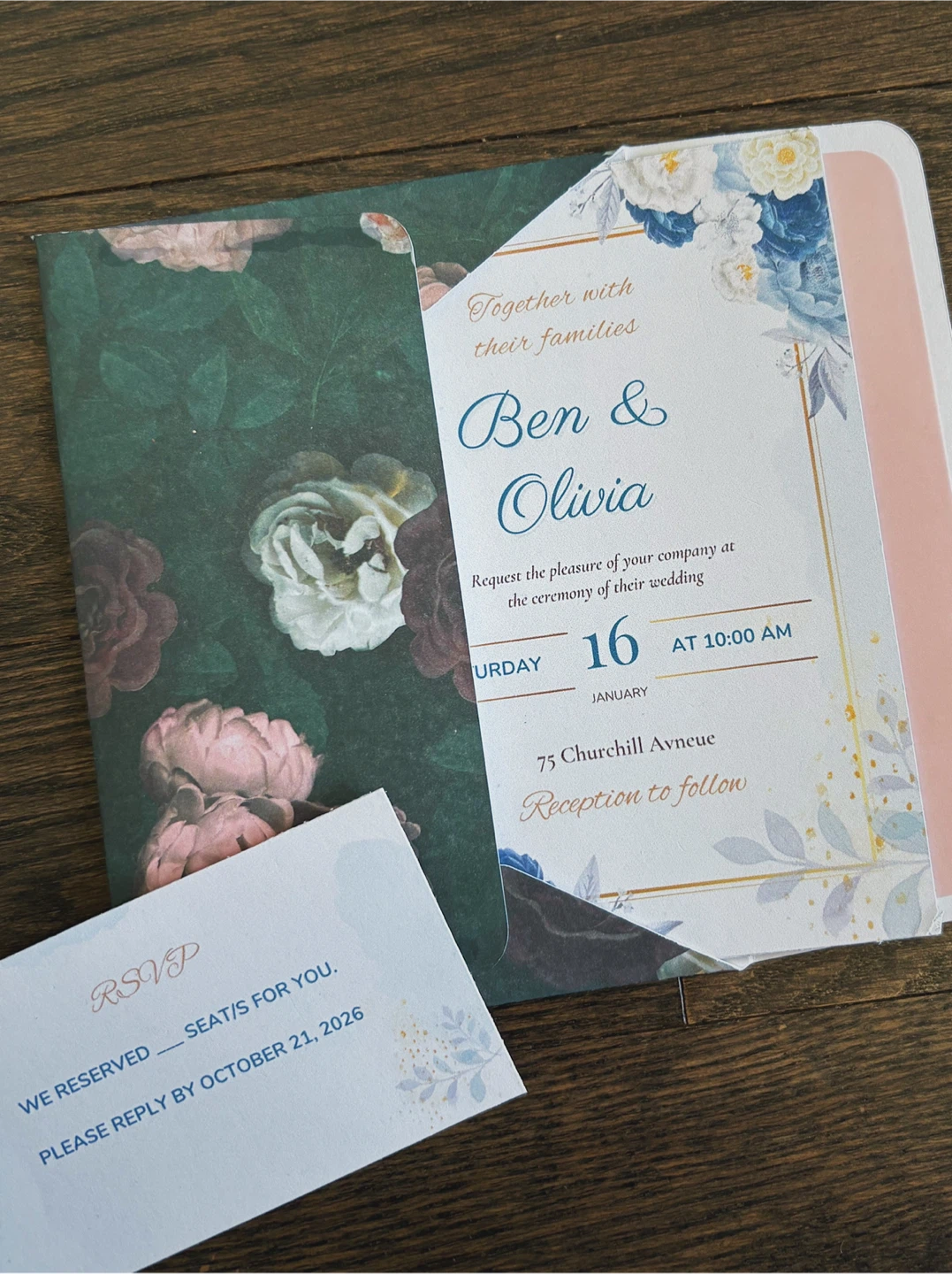 Wedding Invitation Set - photo 3