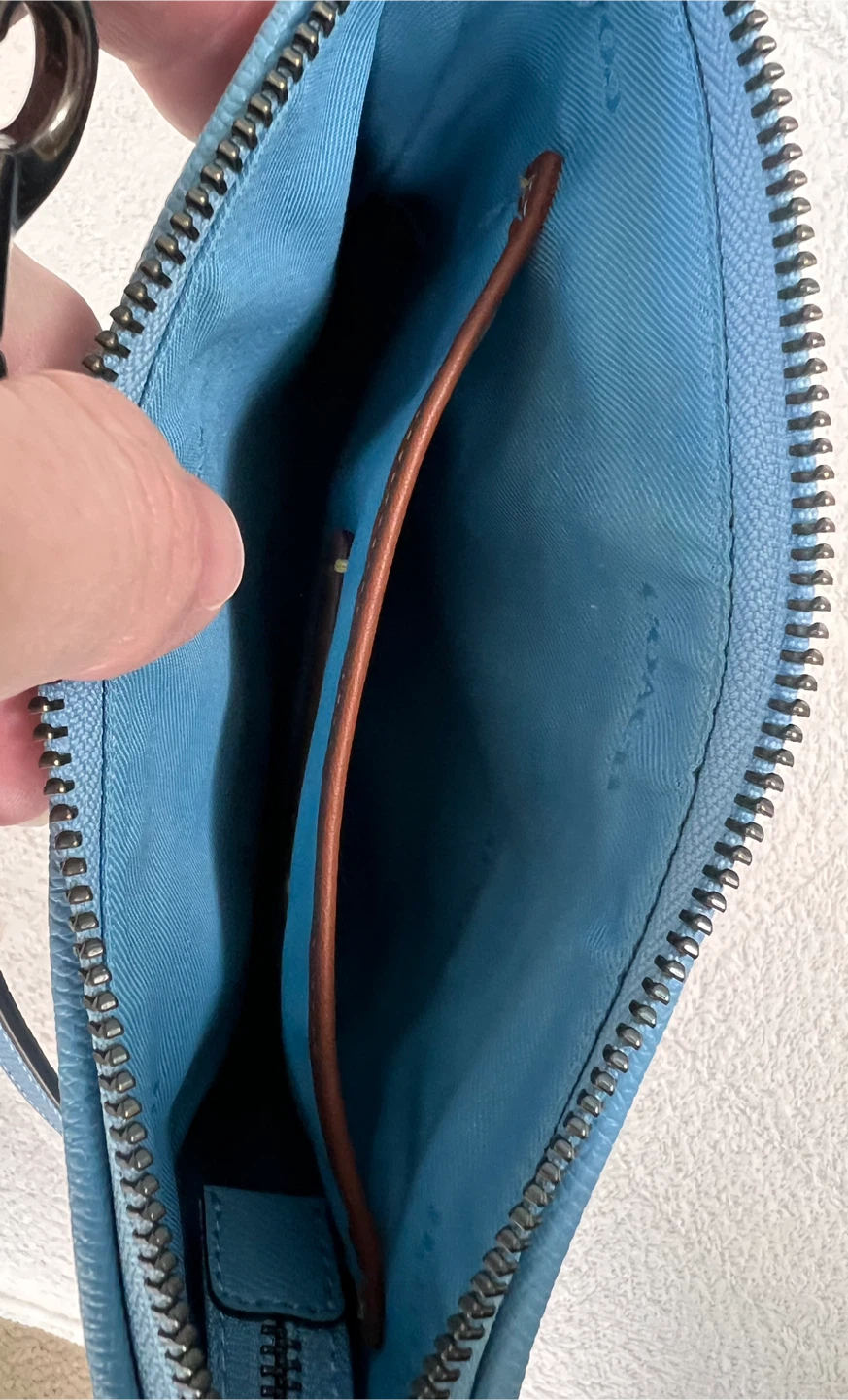 Coach Blue Leather Crossbody Bag - photo 5