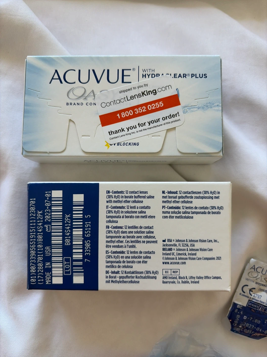 -7 and -7.5 ACUVUE OASYS Contact Lenses 12Packs - photo 4