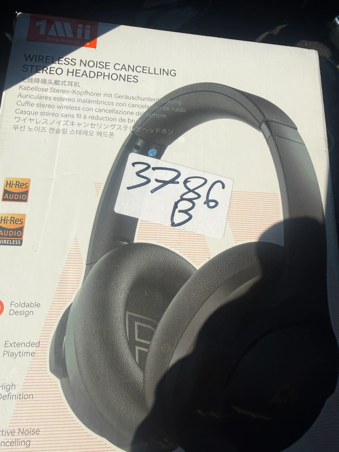 1Mii Wireless Noise Cancelling Stereo Headphones