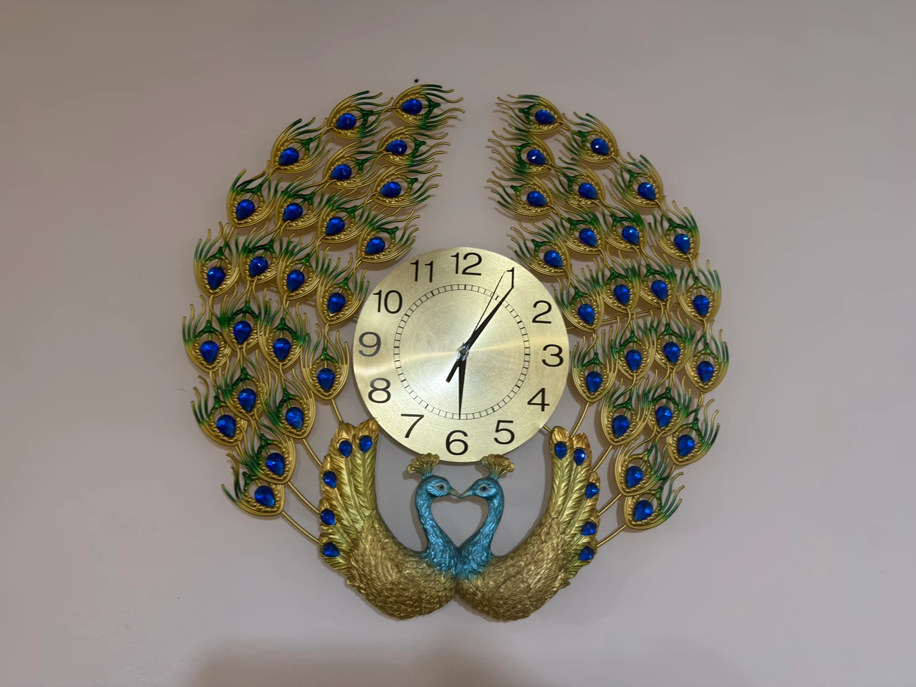 Peacock Wall Clock - photo 2