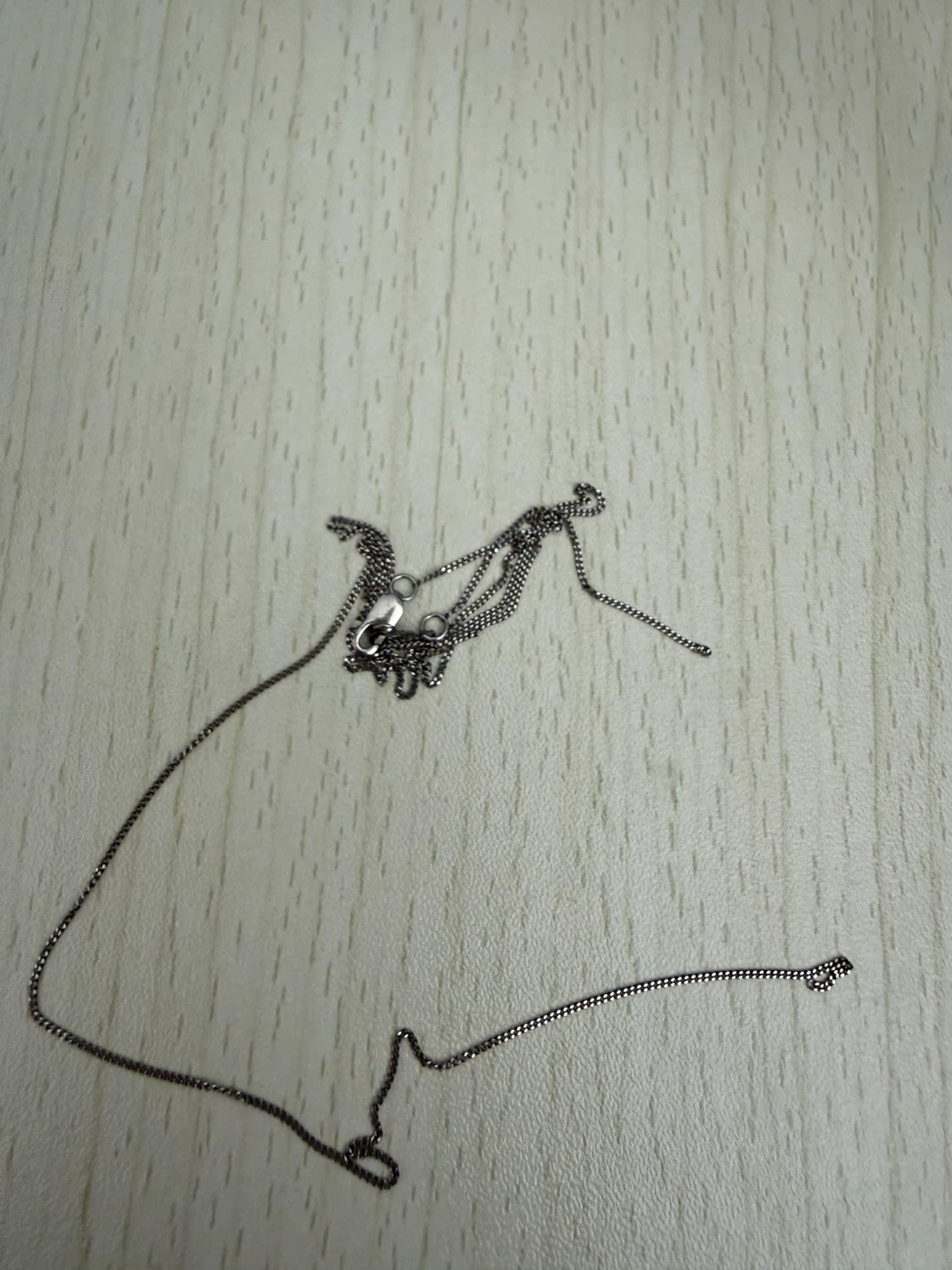 14k white gold Necklace - photo 2