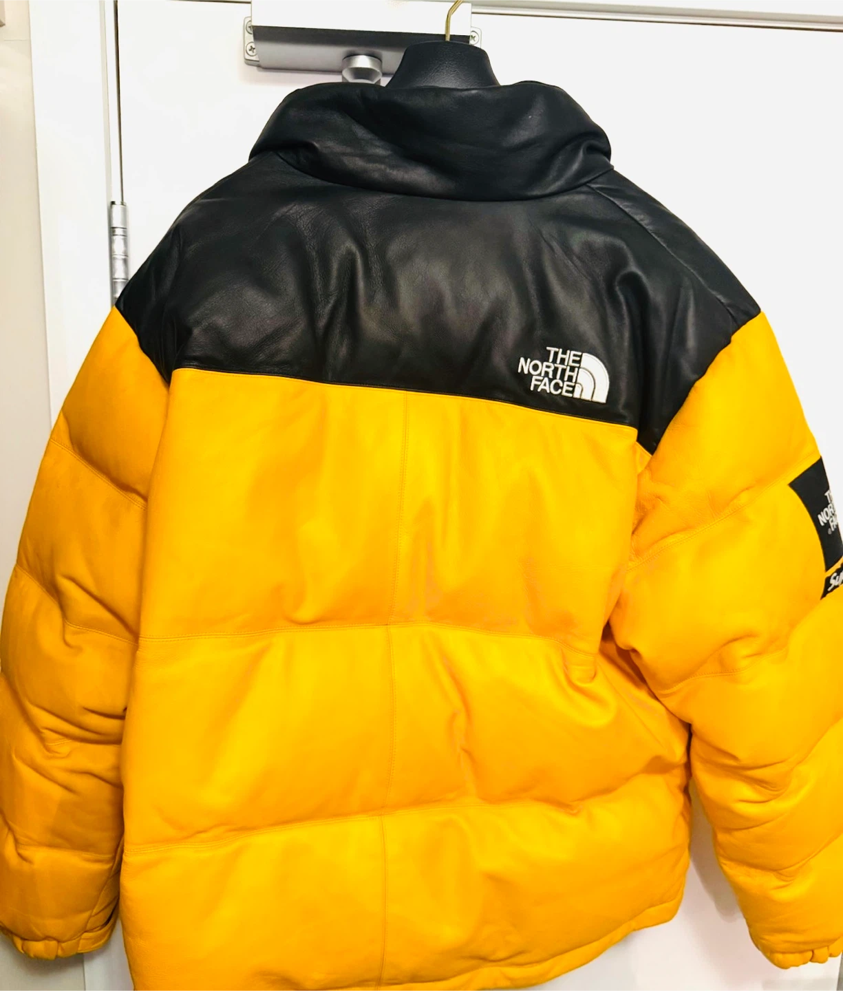 Supreme Puffer Jacket - Yellow/Black - XL - photo 2