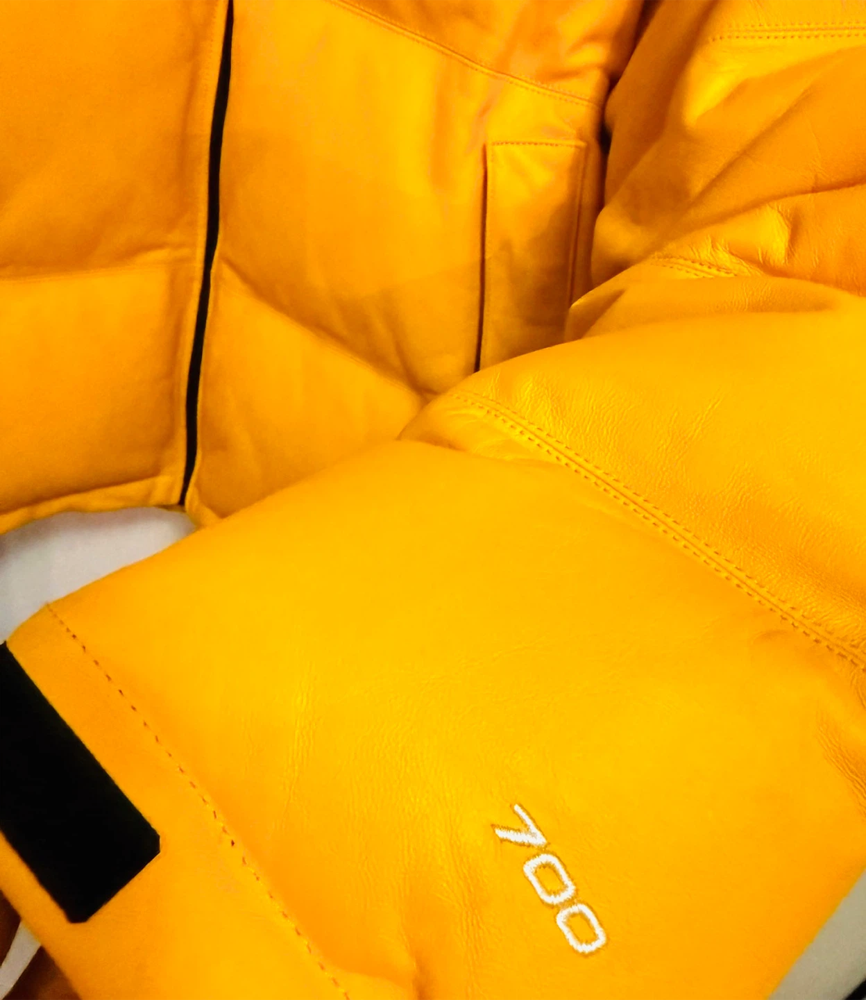 Supreme Puffer Jacket - Yellow/Black - XL - photo 4