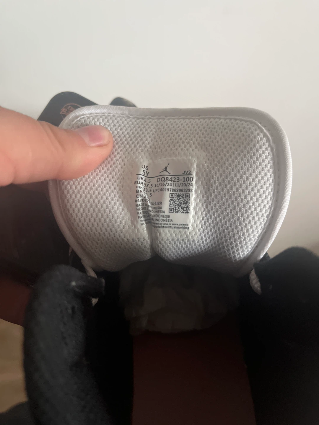 Air Jordan 1 Mid SE Pink Black White TD Shoes - photo 5